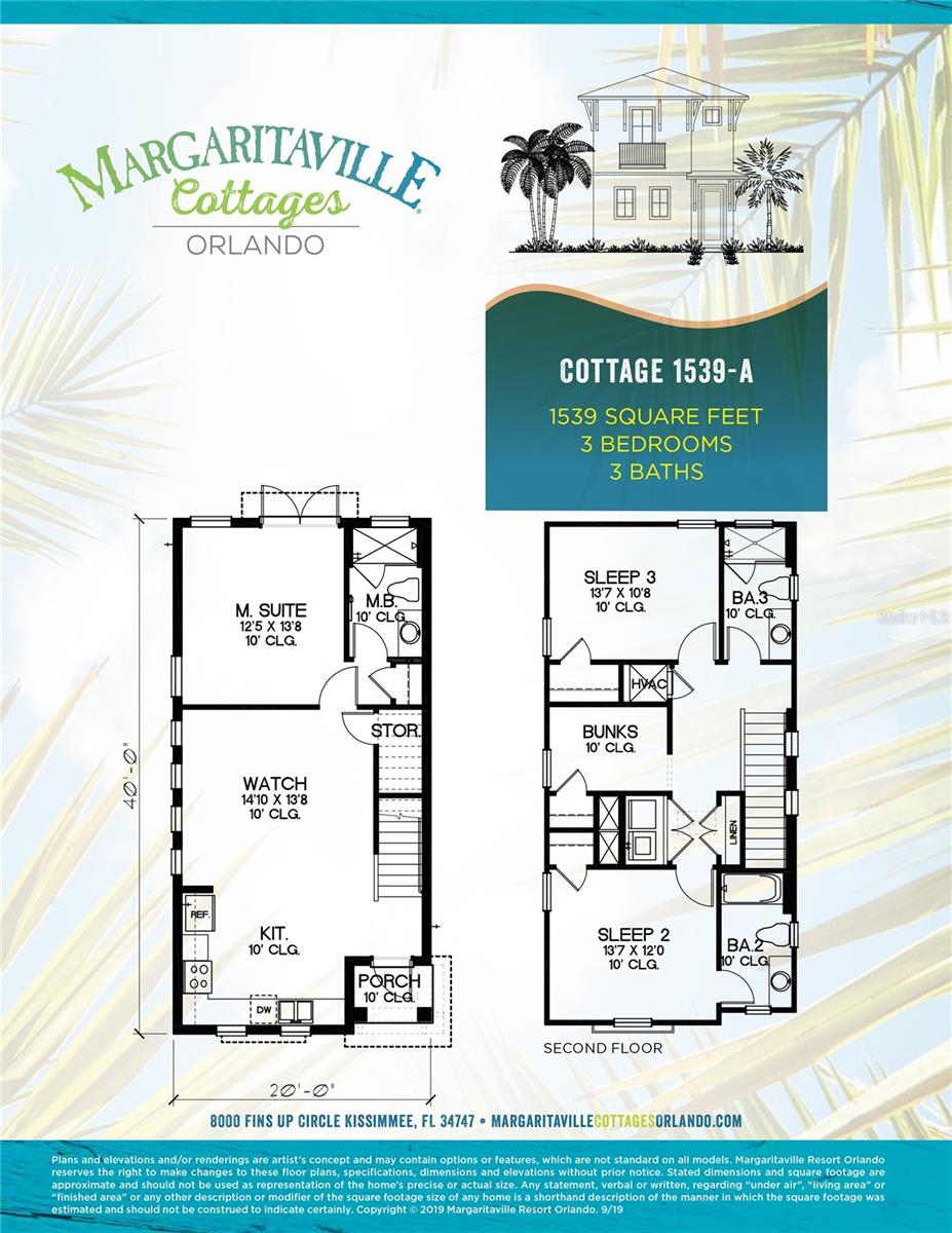 Floor plan - 2988 SALTED RIM RD, KISSIMMEE