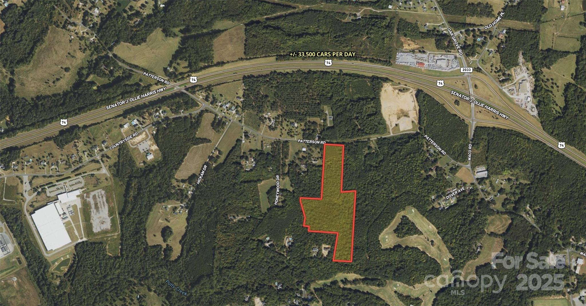 Acreage at 155 Patterson Road, Kings Mountain, photo 8 of 9