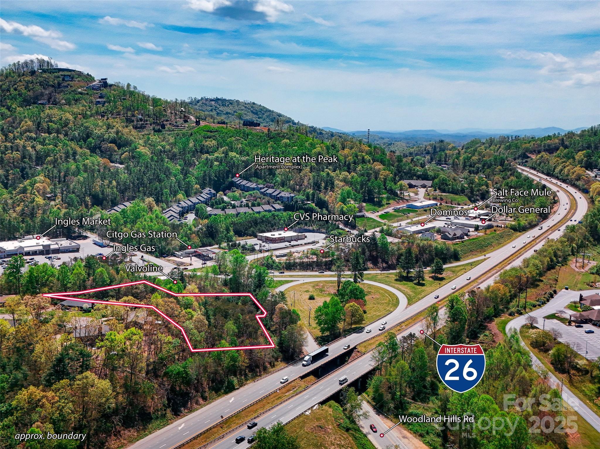 Unimproved Commercial at 99999 Blueberry Hill Road, Woodfin