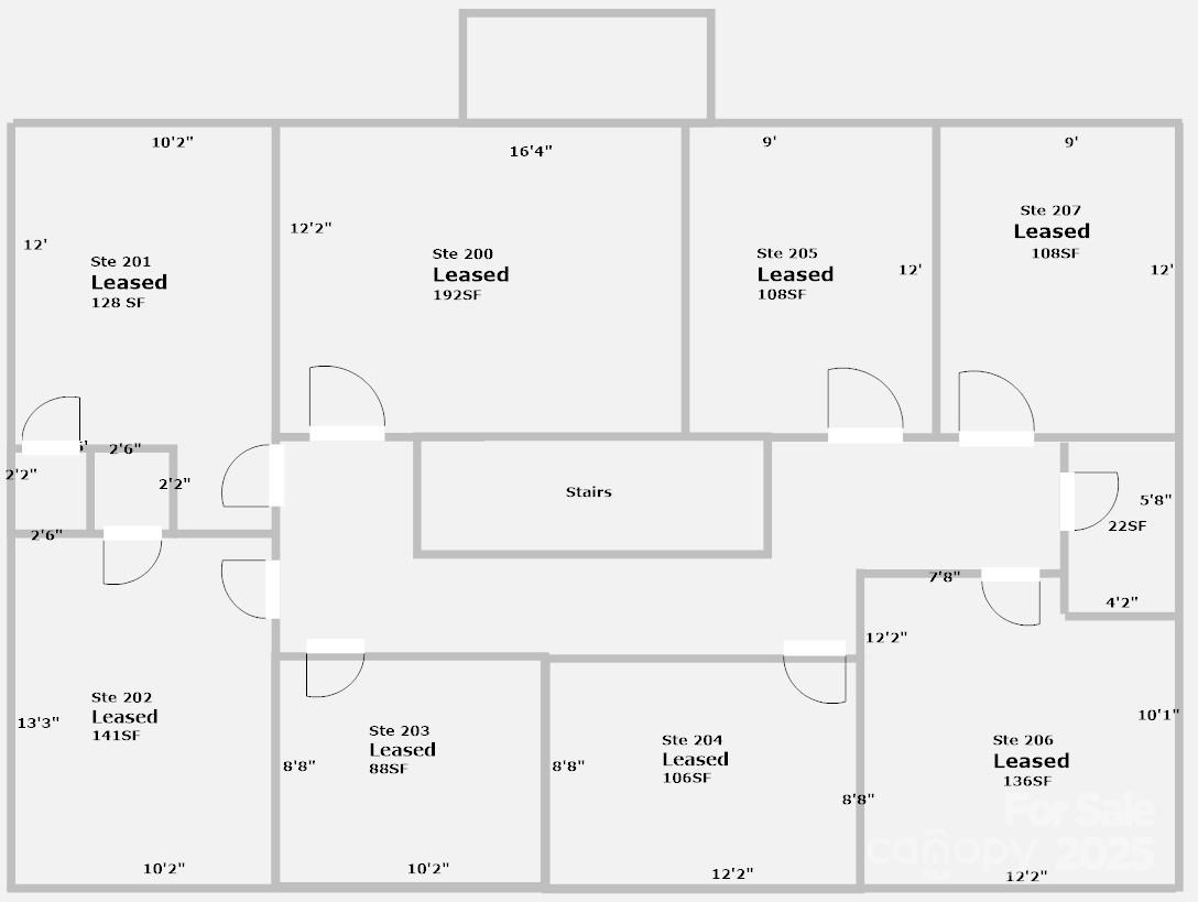Second Floor Layout - 5513 Monroe Road, Charlotte