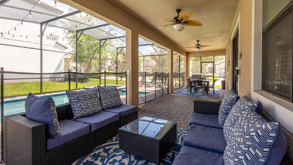 Covered Patio To Pool - 1450 ROLLING FAIRWAY DR, DAVENPORT