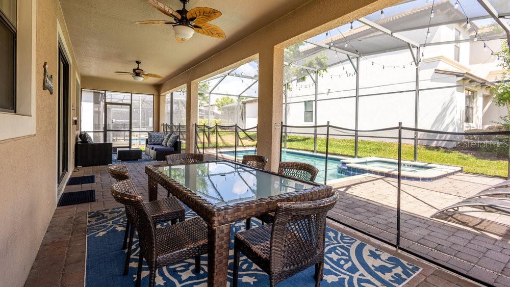 Covered Patio To Pool - 1450 ROLLING FAIRWAY DR, DAVENPORT