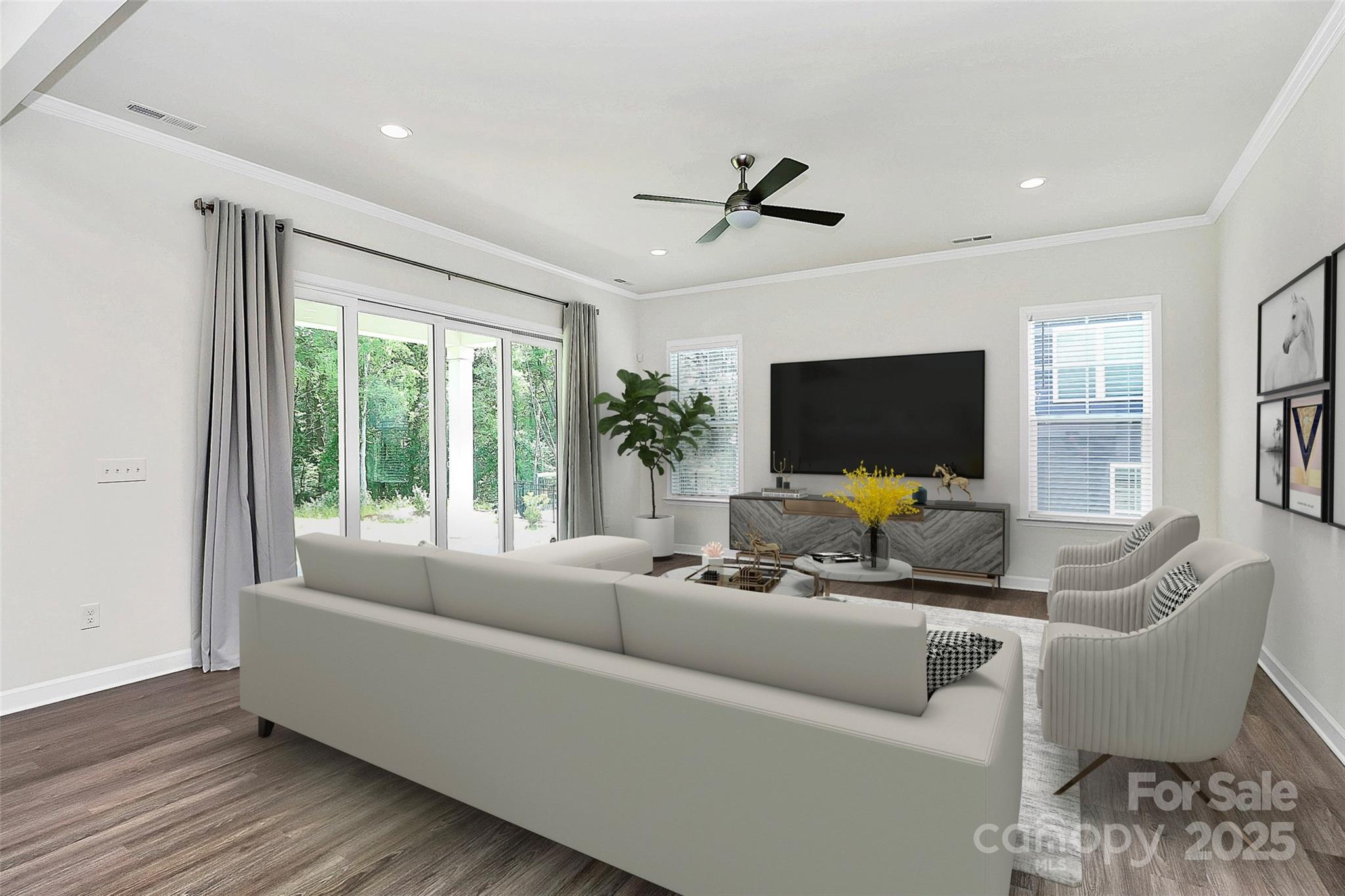 Virtually staged - 163 Crenshaw Place NW, Concord