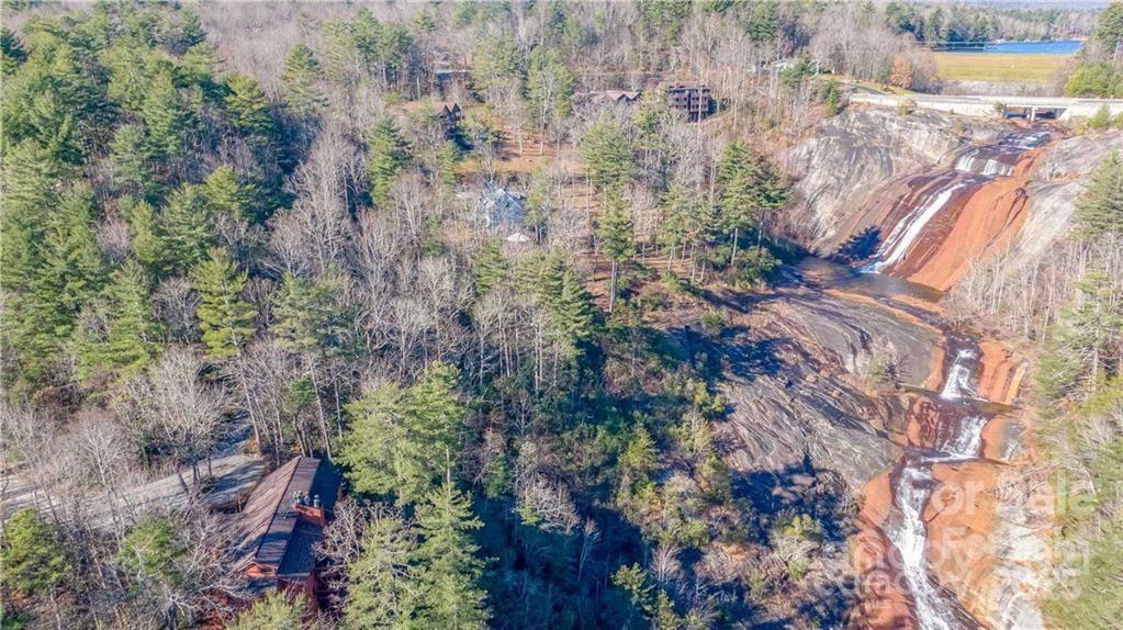 Drone View of the Property - TBD Toxaway Falls Drive, Lake Toxaway