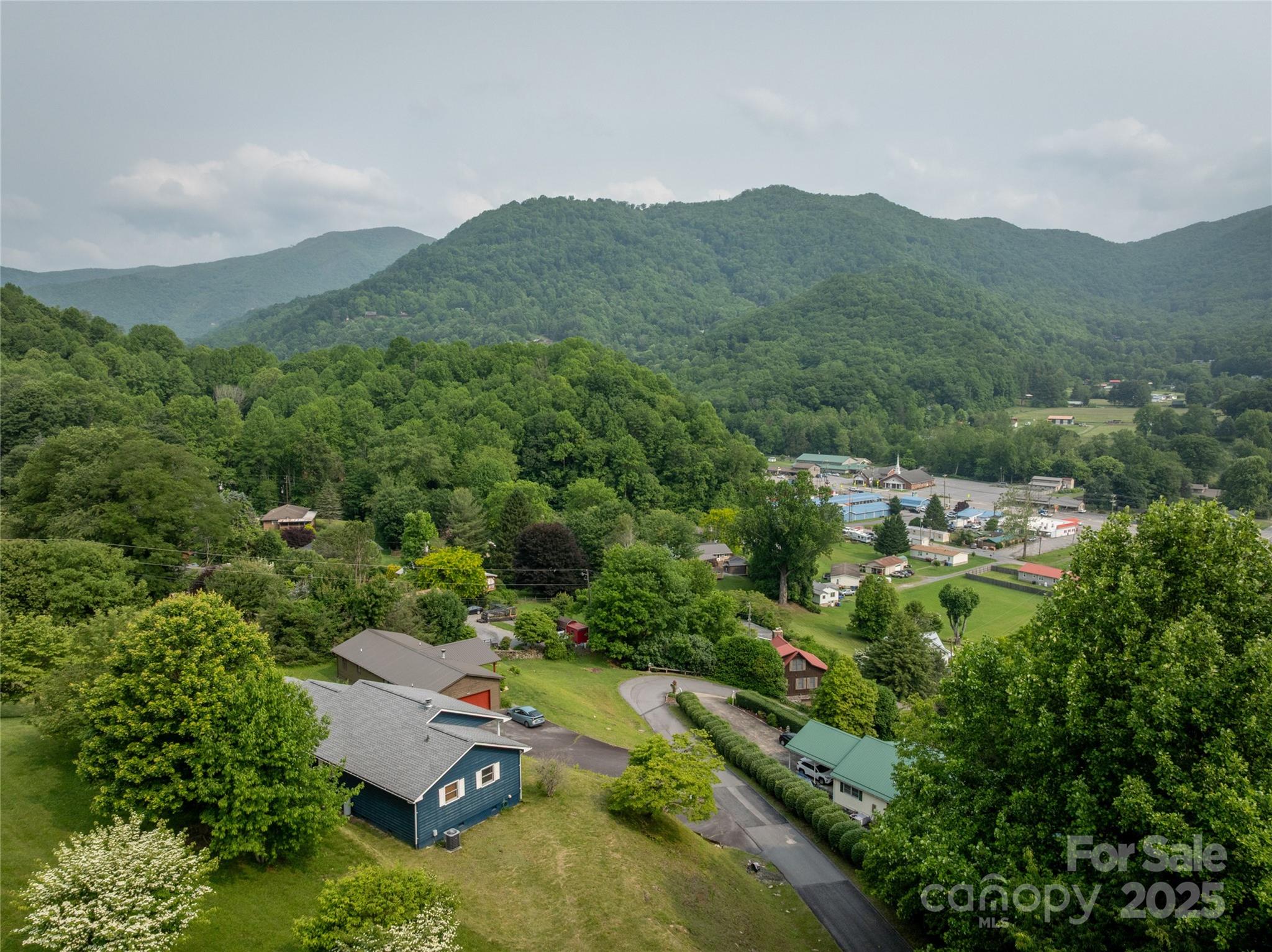 View from Across the Valley up to Soco Gap - 40 Cougar Lane, Maggie Valley