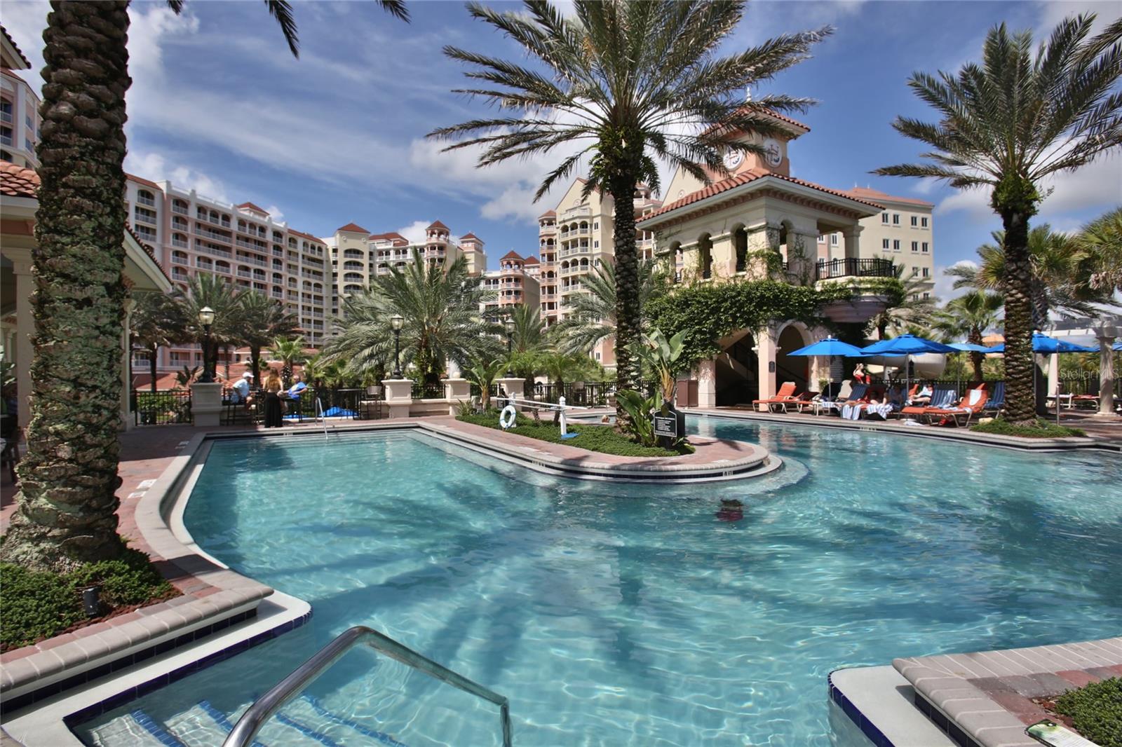 Hammock Beach pool, lazyriver & waterslide - 244 HARBOR VILLAGE PT N, PALM COAST