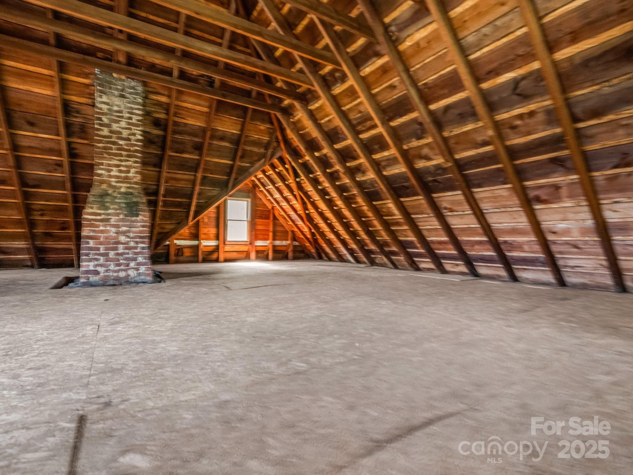 Unfinished attic - 1111 Bills Creek Road, Lake Lure
