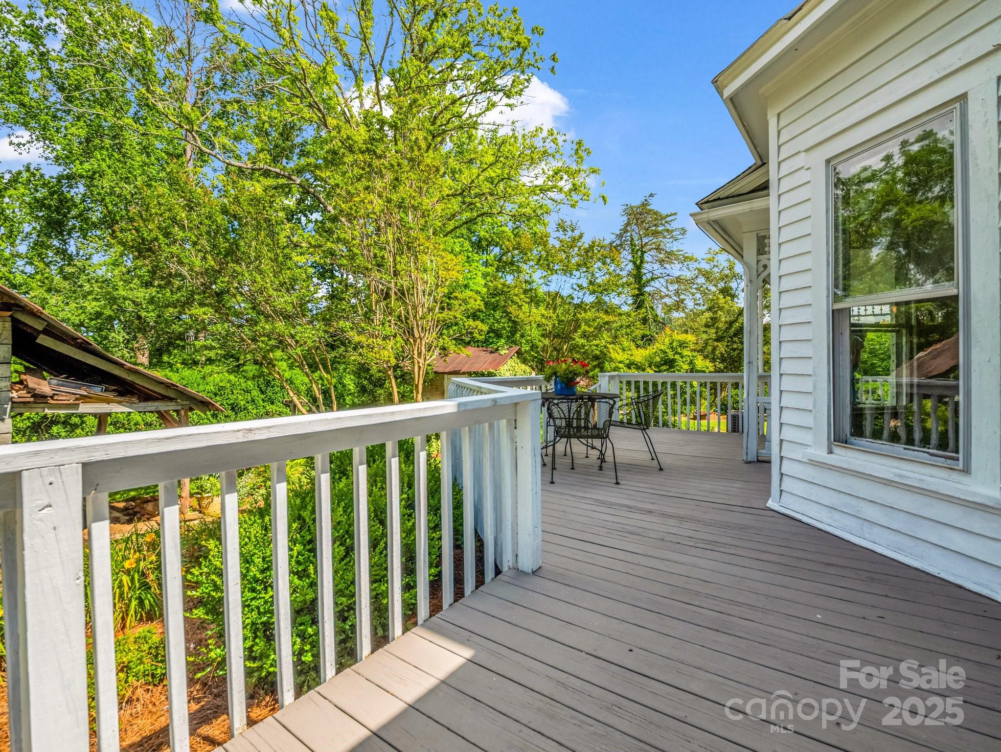 Kitchen side of deck - 1111 Bills Creek Road, Lake Lure