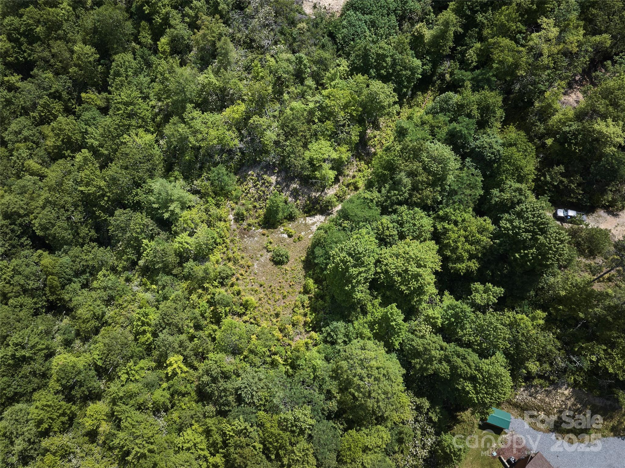 House Pad From Drone - Lot 24 Piedmont Way, Bryson City