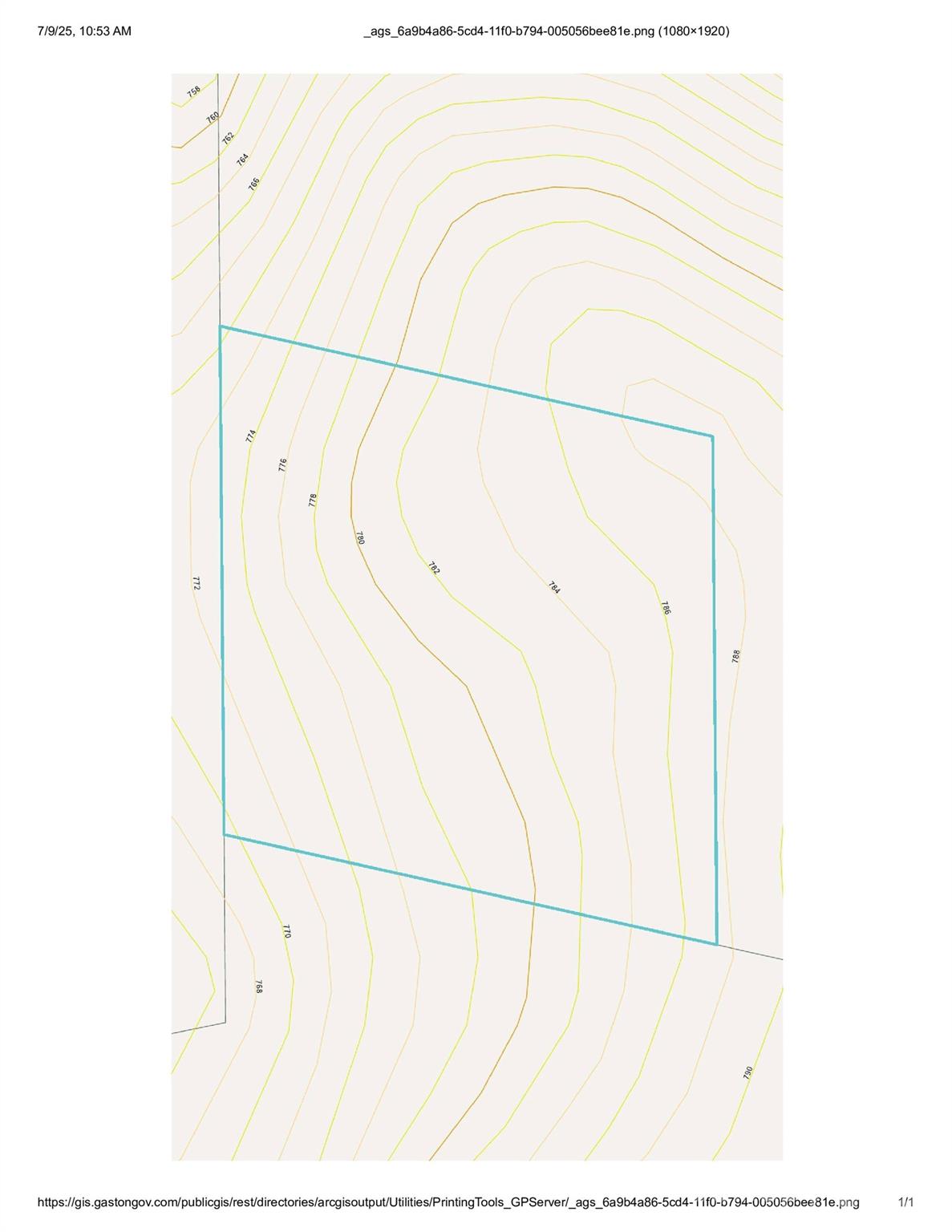 Topography - 00 Marve Street, Gastonia