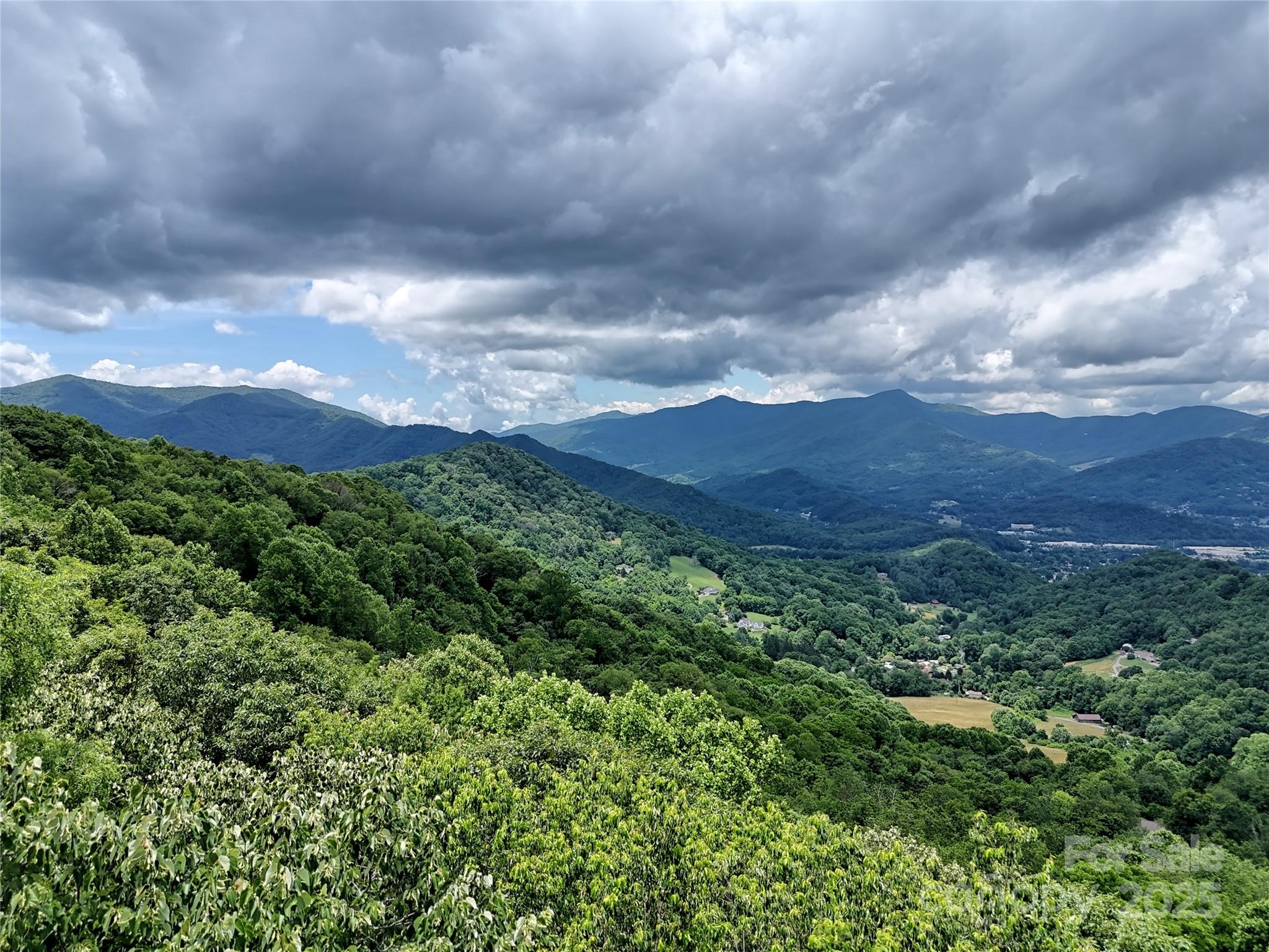 Top portion center of Property Facing Left (potential view with tree clearing) - Lot 18 Lincoln Way, Waynesville