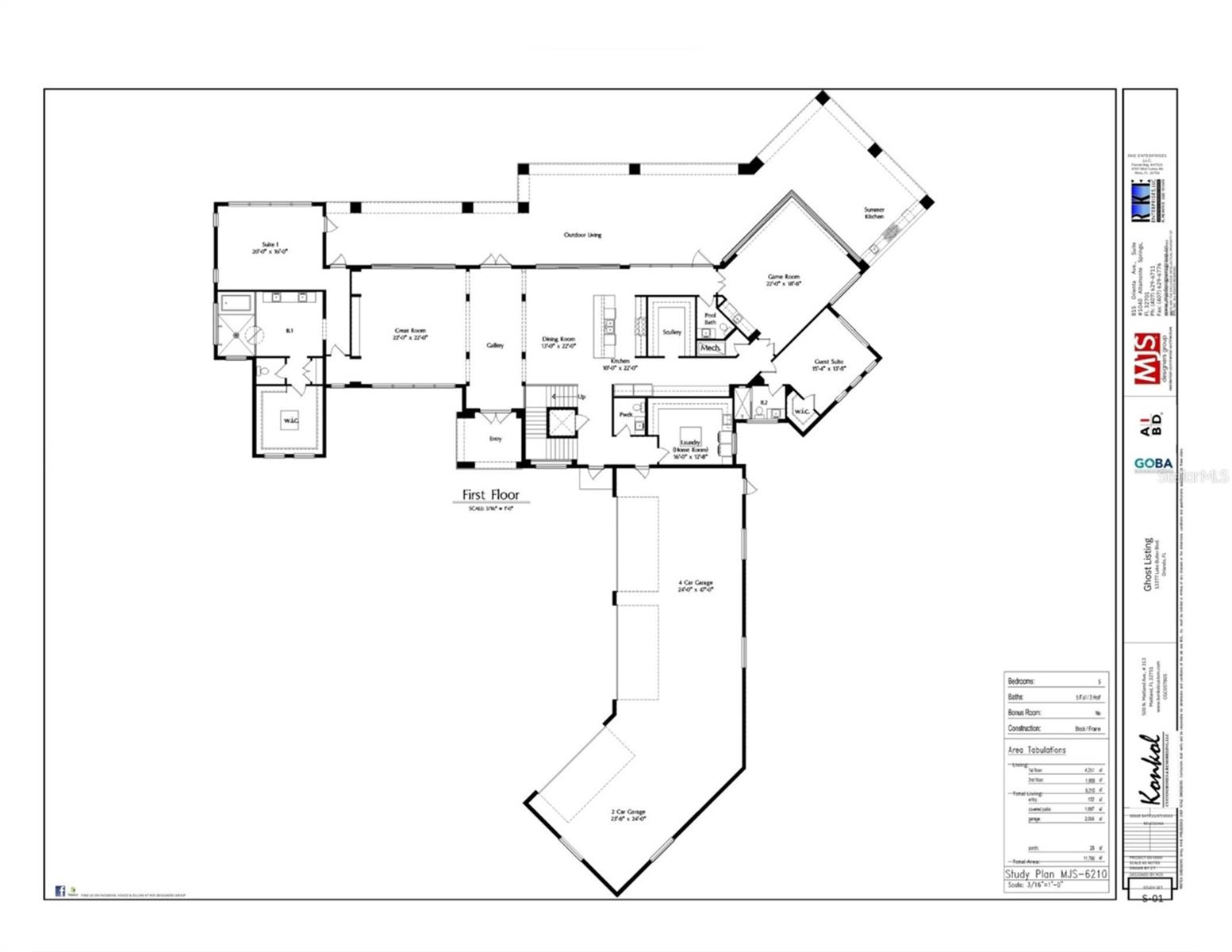 Sample floor plan - 13377 LAKE BUTLER BLVD, WINTER GARDEN