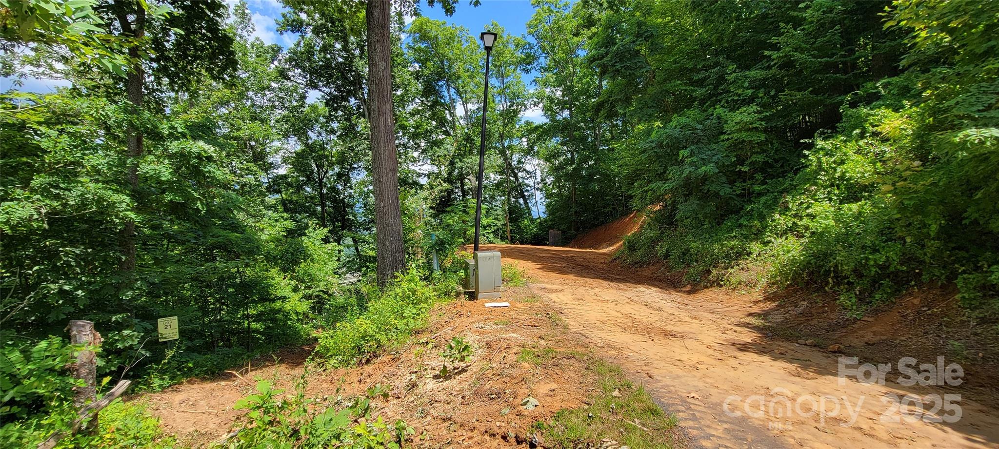Recently rough grade driveway & homesite - 22 Holiday Drive, Waynesville