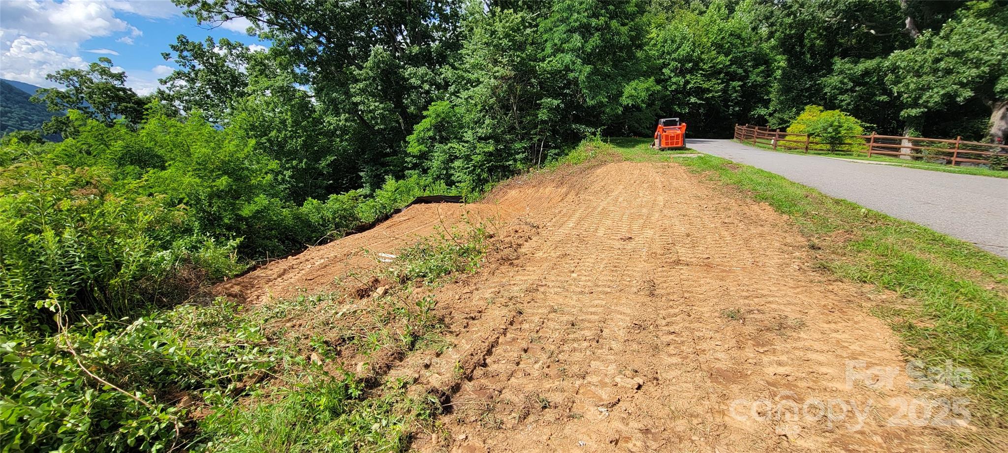 Rough grade of Lot 35 potential homesite - 35 Rons Ridge, Waynesville