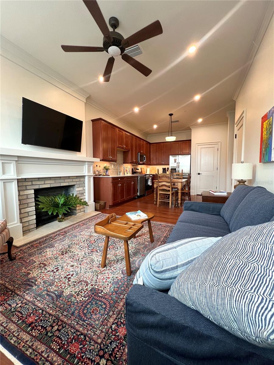Unit 202 Living Room View - 244 E PARK AVE, LAKE WALES