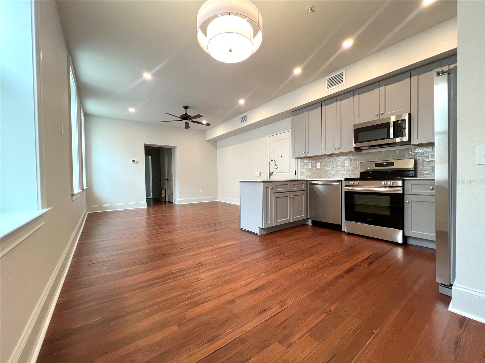 Unit 204 Kitchen / Living - 244 E PARK AVE, LAKE WALES