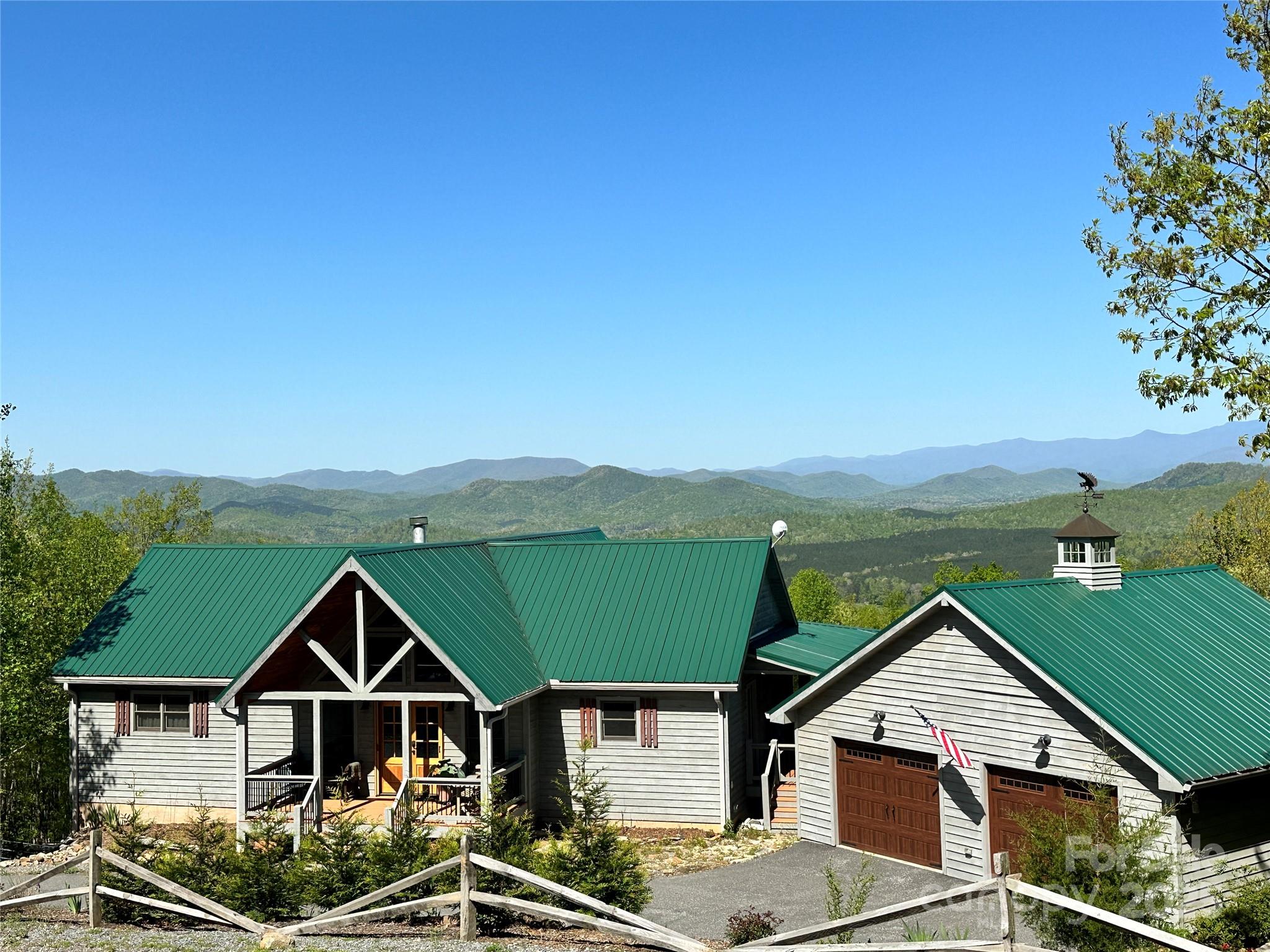 Western View from front of future home (home pictured is across the street) - 61 Scenic Vista Drive, Nebo