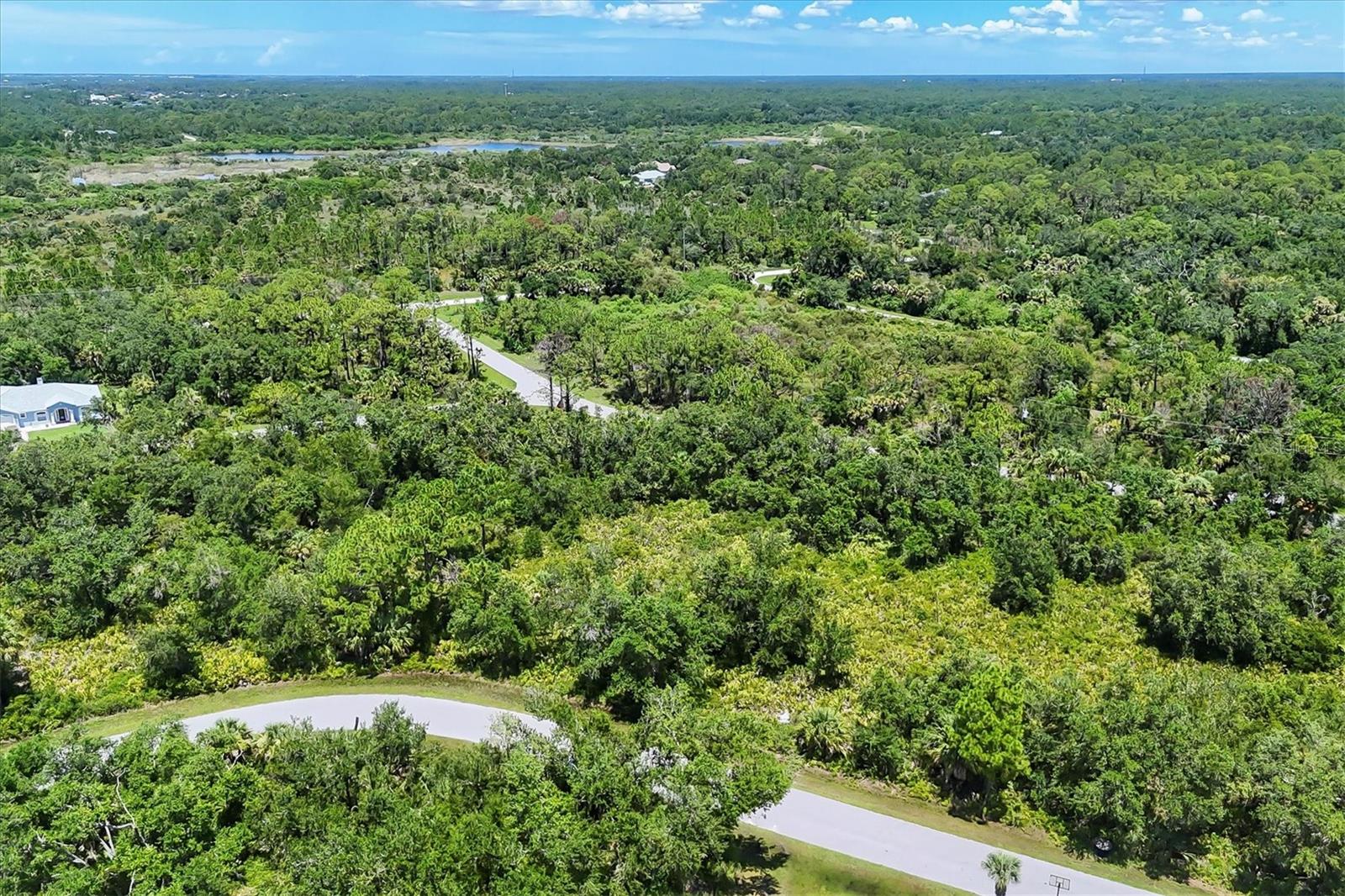 arial view - 1553 & 1561 FRISCO TER, PORT CHARLOTTE