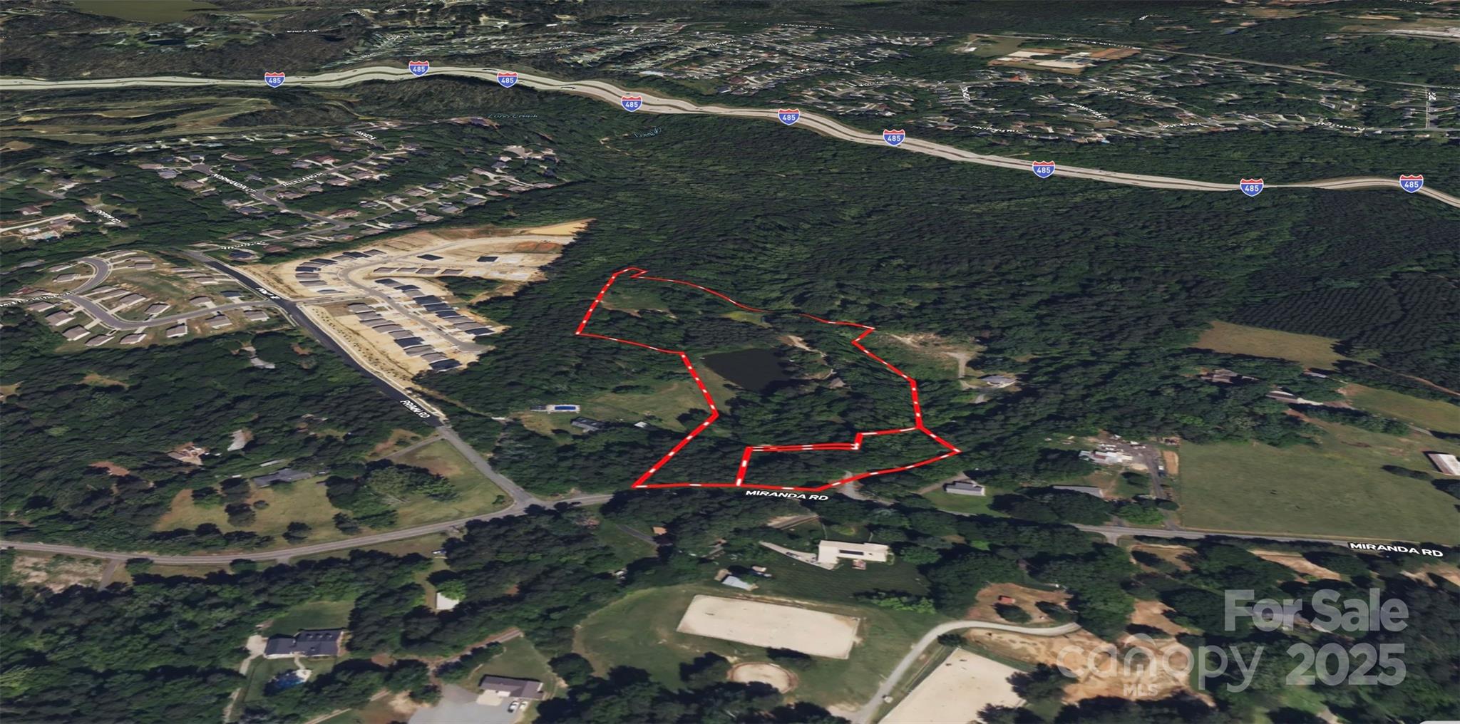 Acreage at 2835 & 2839 Miranda Road, Charlotte, photo 2 of 9