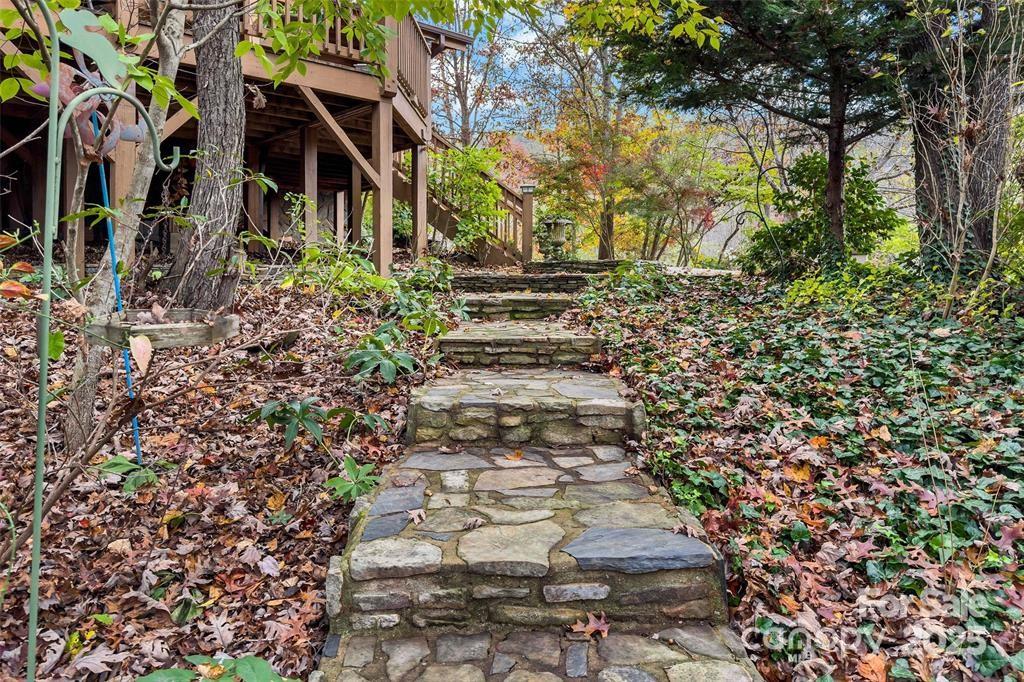 Walk way down to office space - 163 Gypsy Mountain Road, Marion