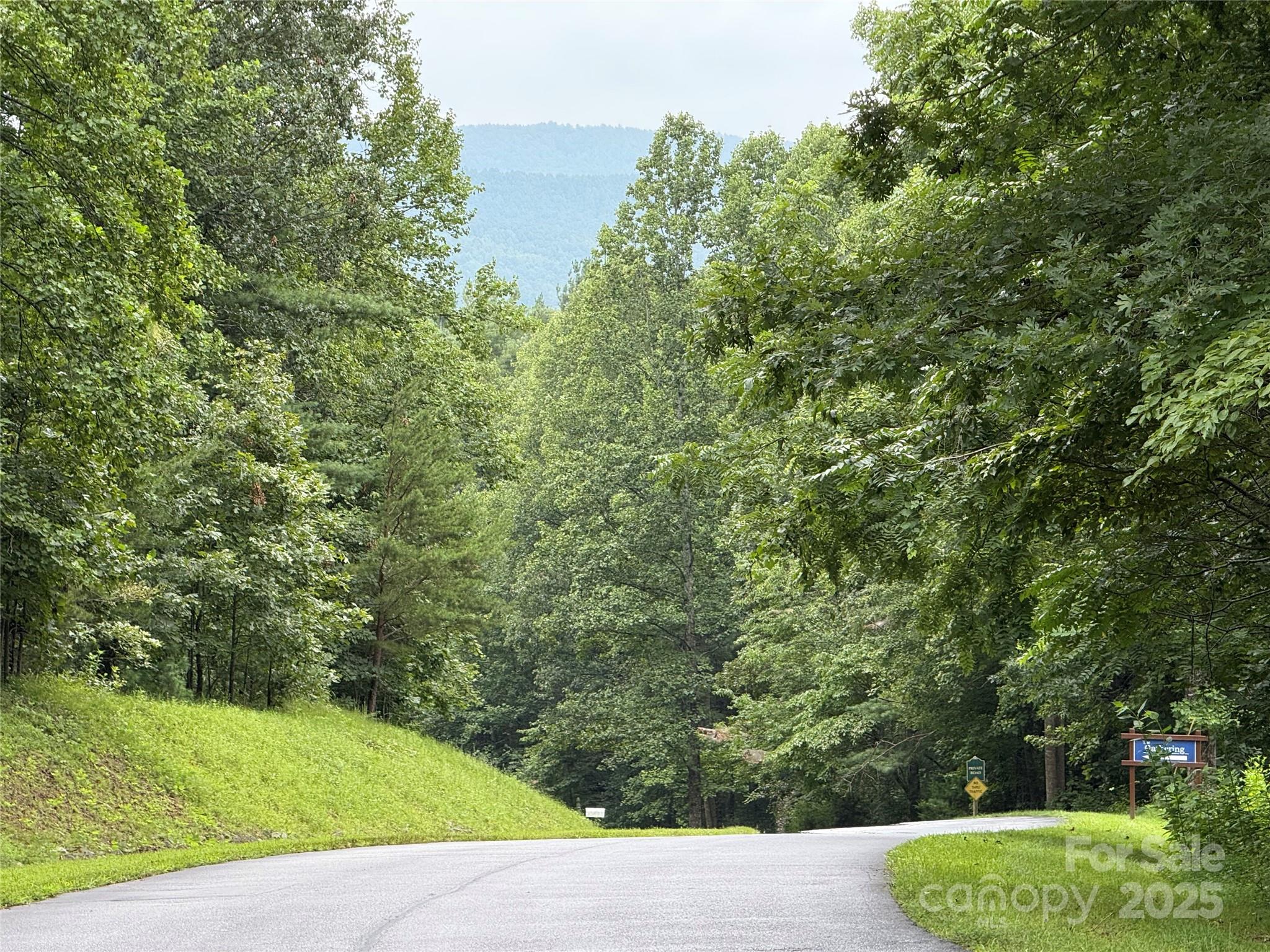 Entry road with mountains behind - Lot 25 Zinzendorf Lane, Moravian Falls
