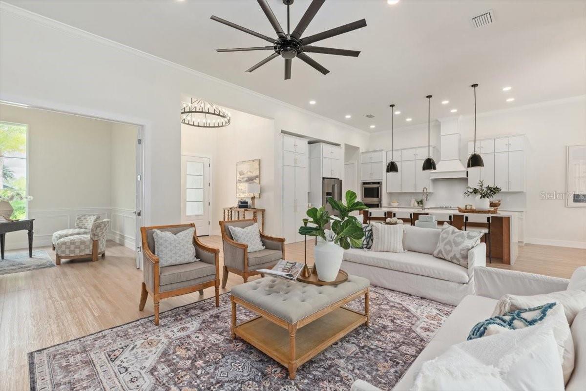 Living Area - 17 OLD OAK DR N, PALM COAST