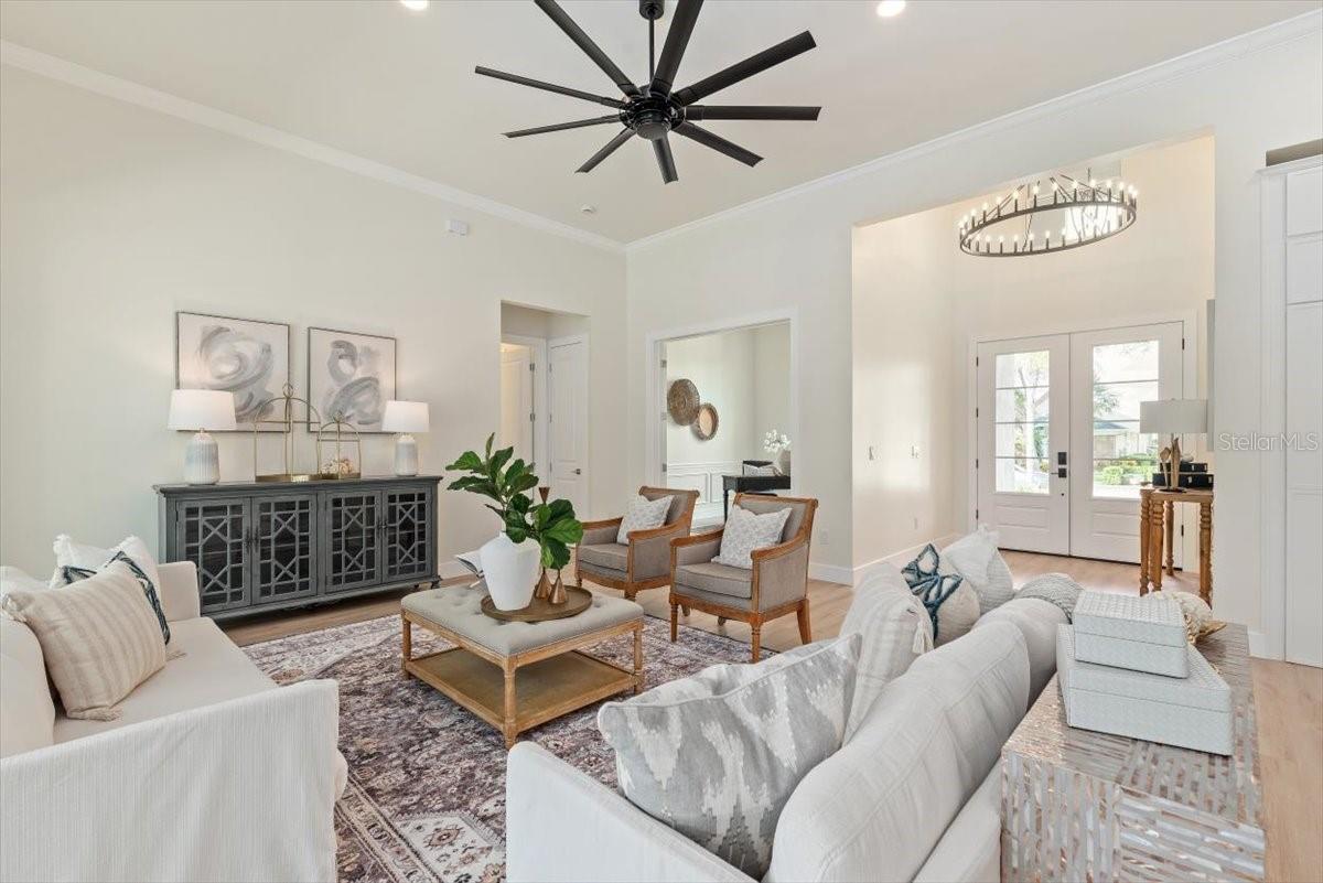 Living Area - 17 OLD OAK DR N, PALM COAST