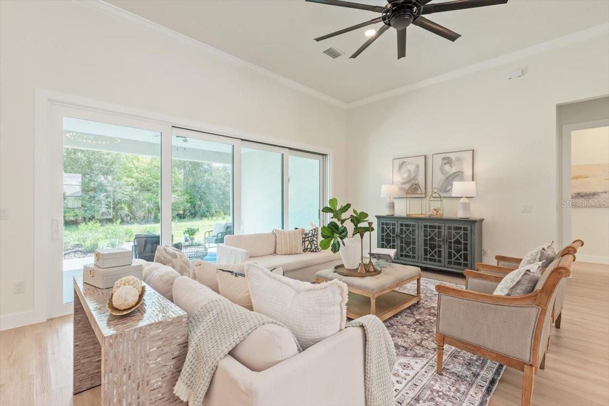 Living Area - 17 OLD OAK DR N, PALM COAST