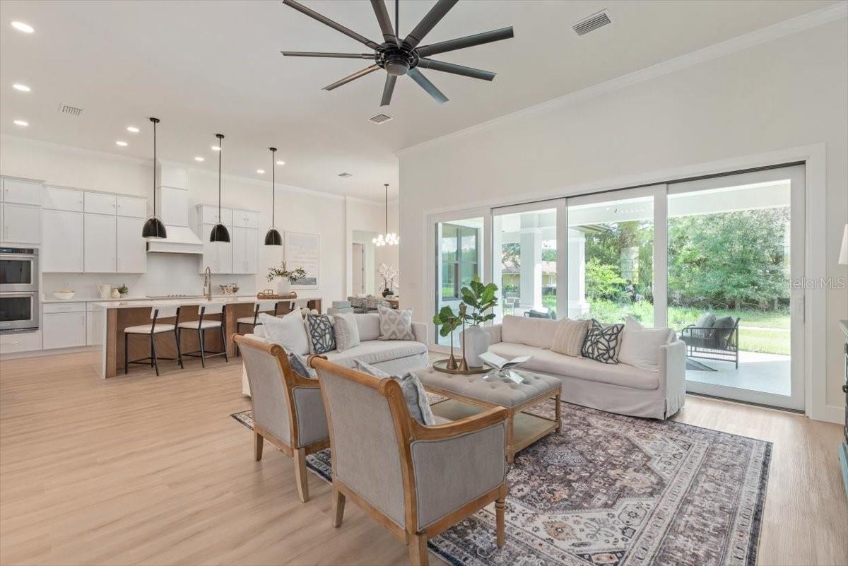 Living Area Overlooking Lanai - 17 OLD OAK DR N, PALM COAST