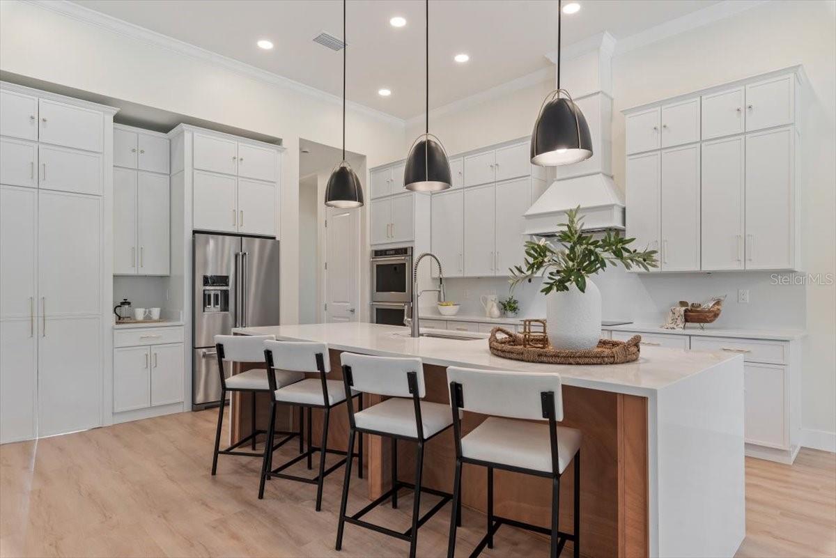 Kitchen with Expansive Island - 17 OLD OAK DR N, PALM COAST