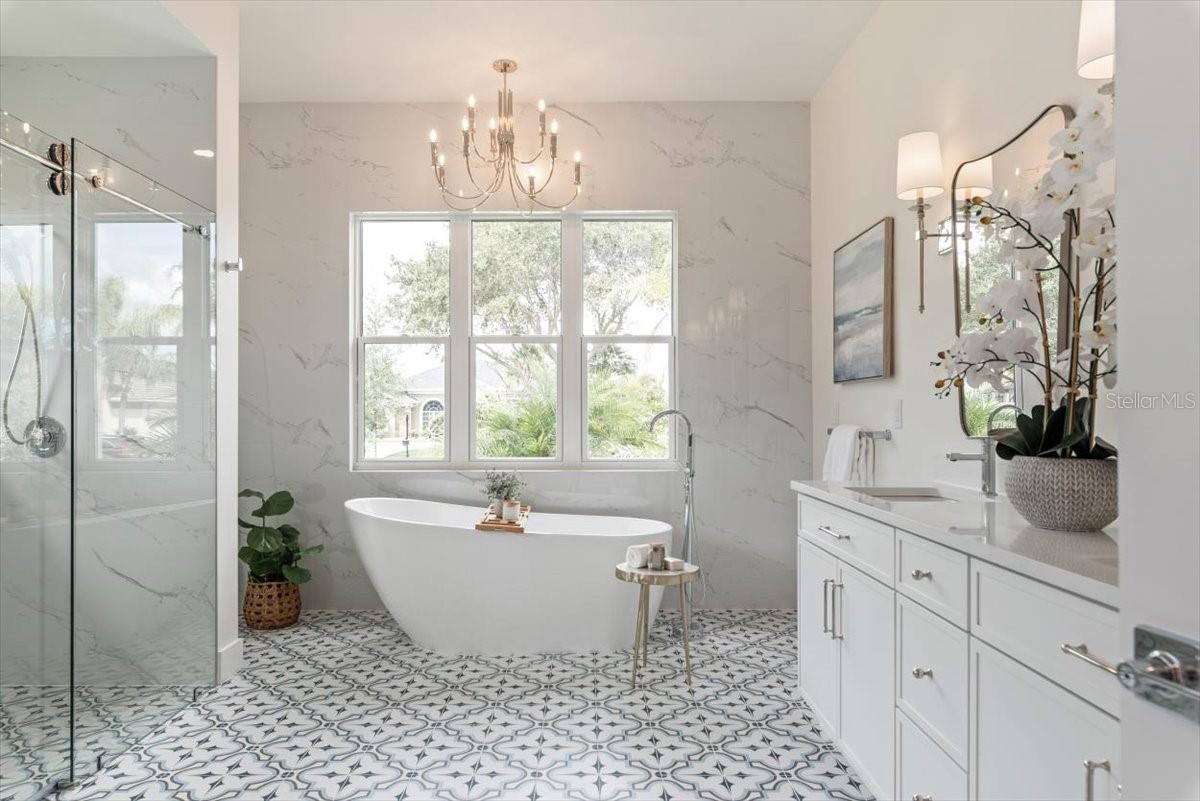 Owner's Primary Bathroom - 17 OLD OAK DR N, PALM COAST