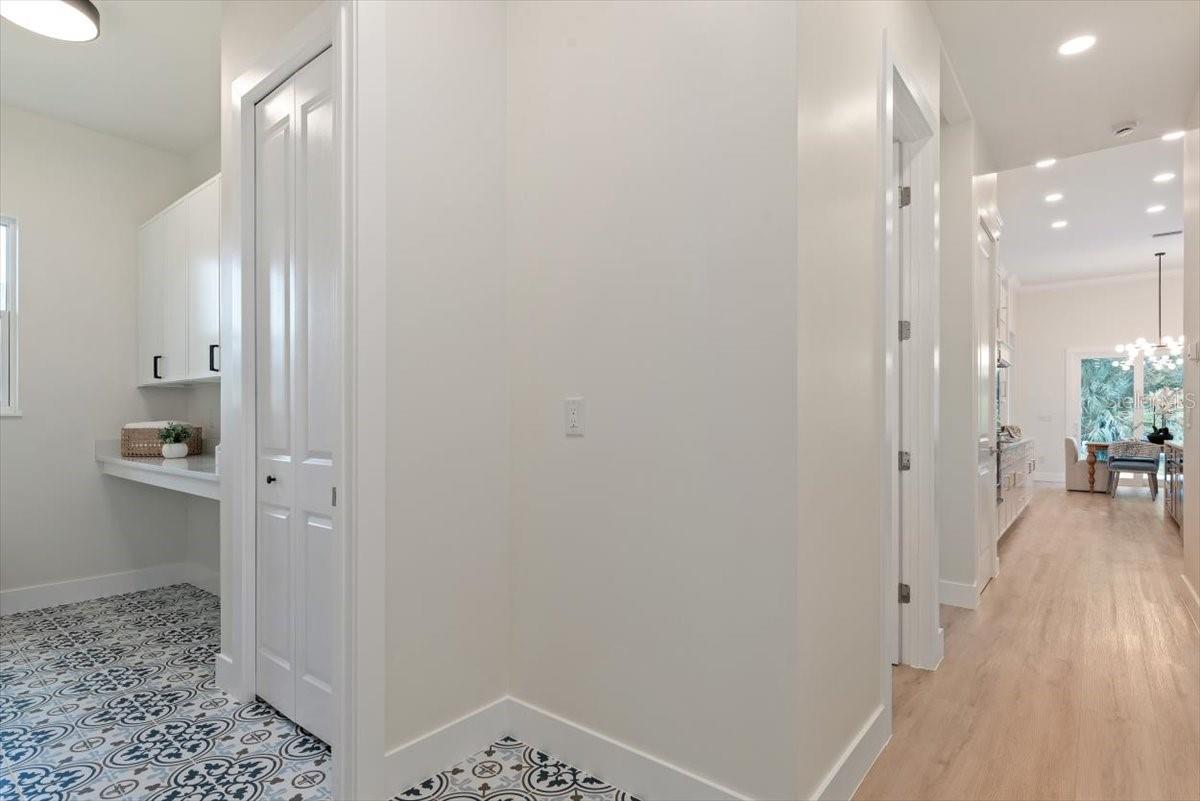 Hall to Laundry and 3 Car Garage - 17 OLD OAK DR N, PALM COAST