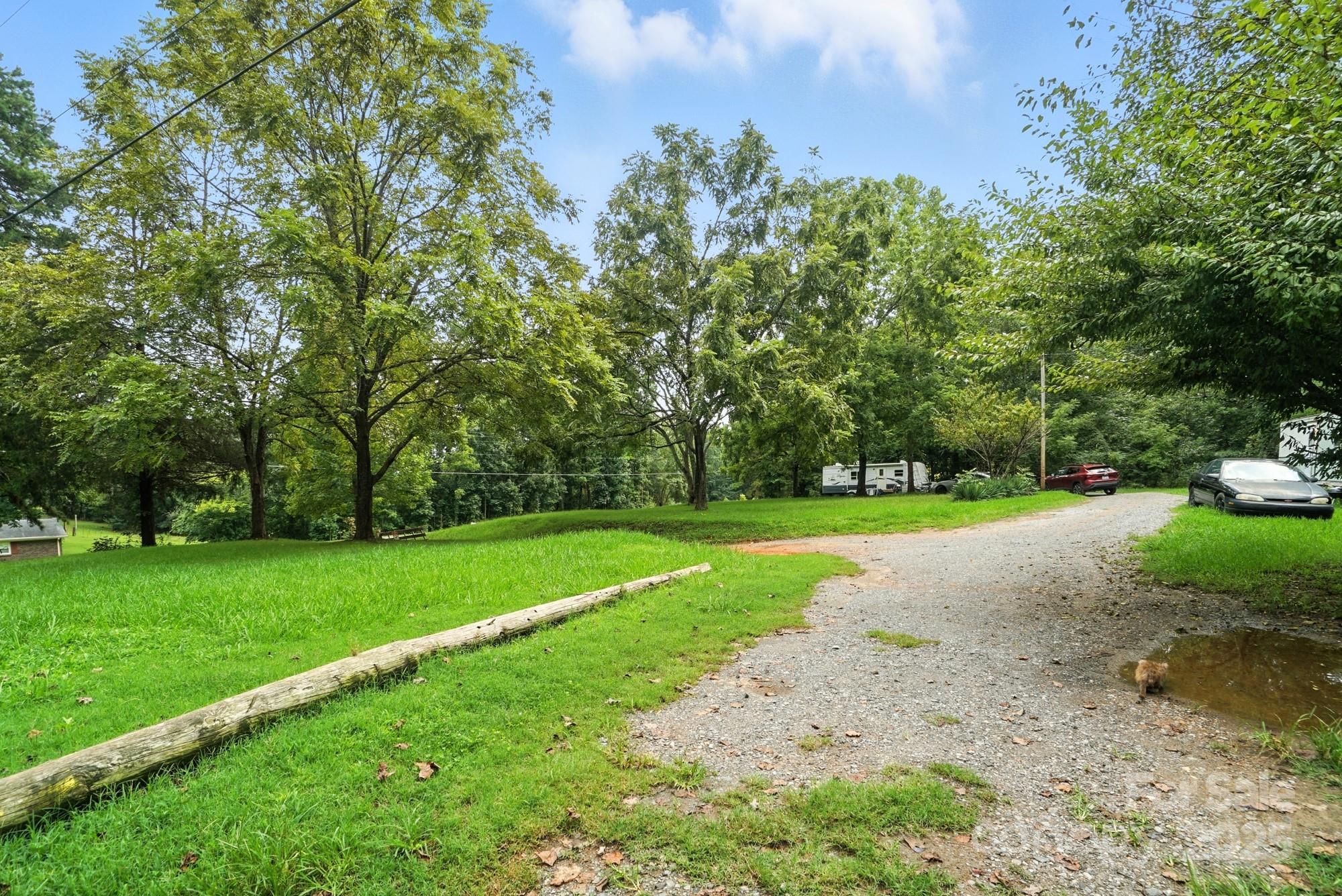 Another view of front of subject lot - 450 Dixon School Road, Kings Mountain