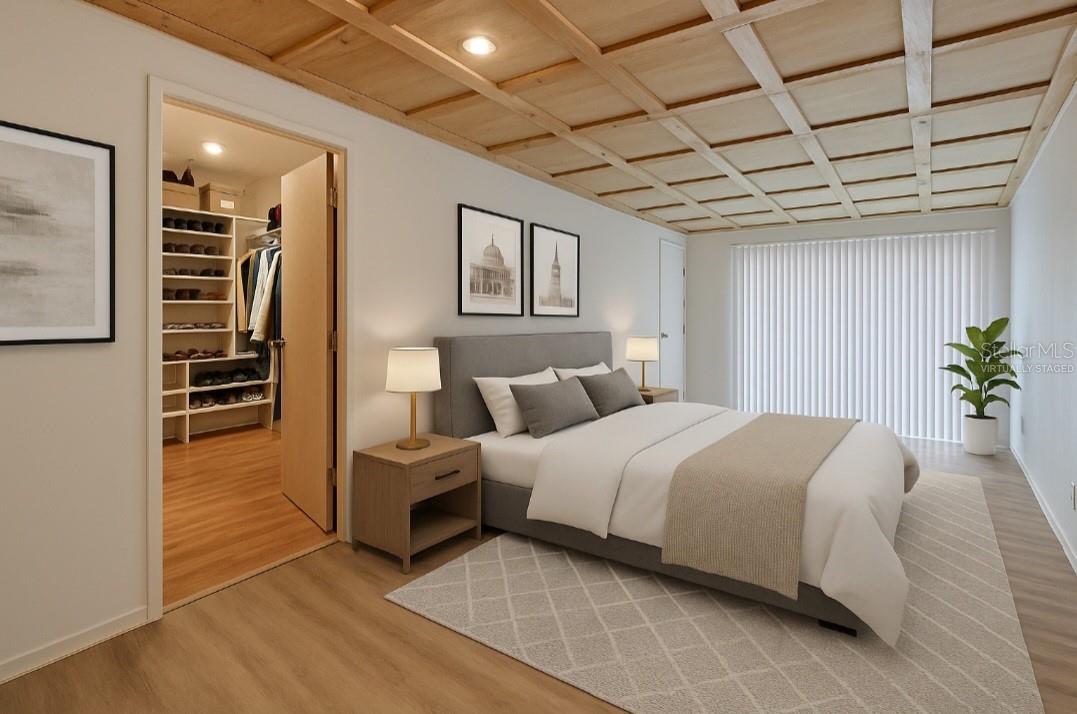Virtually Staged1st Floor Guest Bedroom/Media Room - 2741 EDWARDS RD, HAINES CITY
