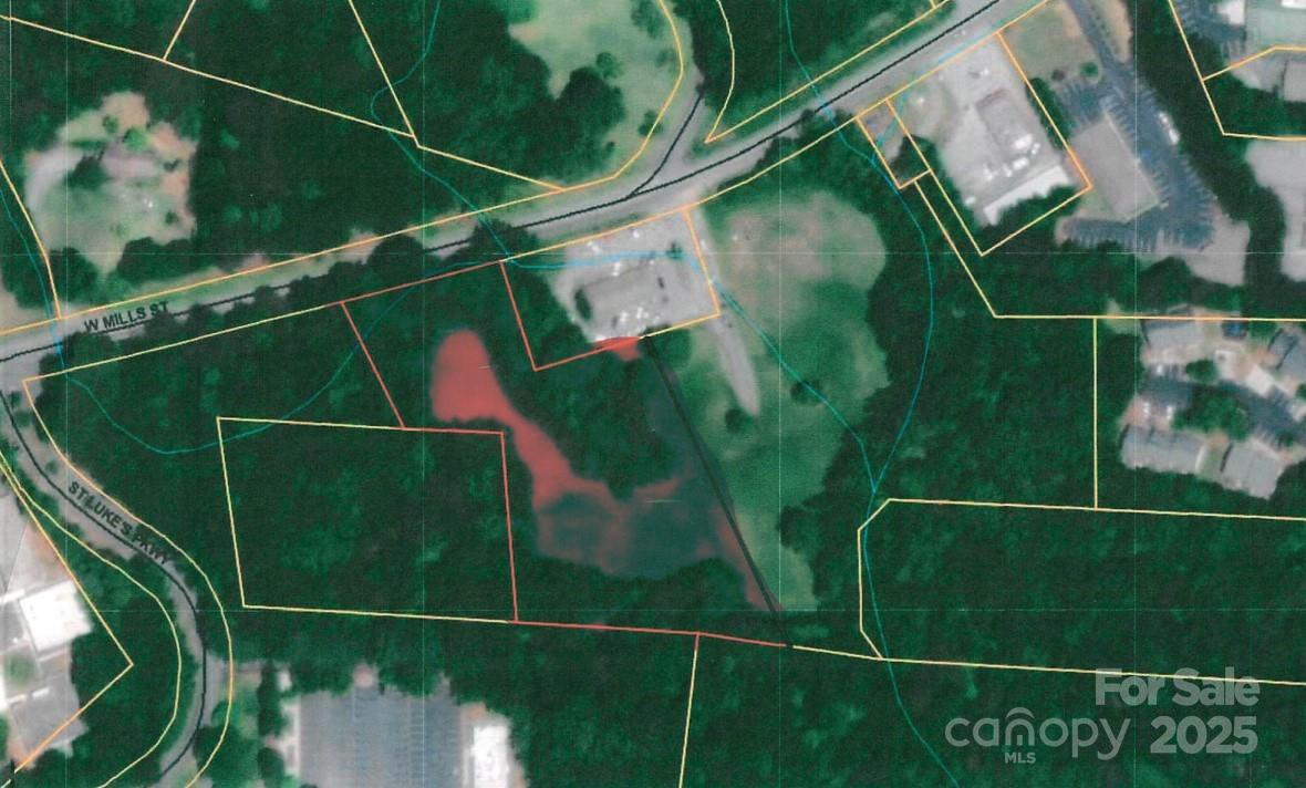 "Left" side of property when you are looking from the back facing towards the road - Seller estimates 2.54+/- acres per GIS - 0 W Mills Street, Columbus