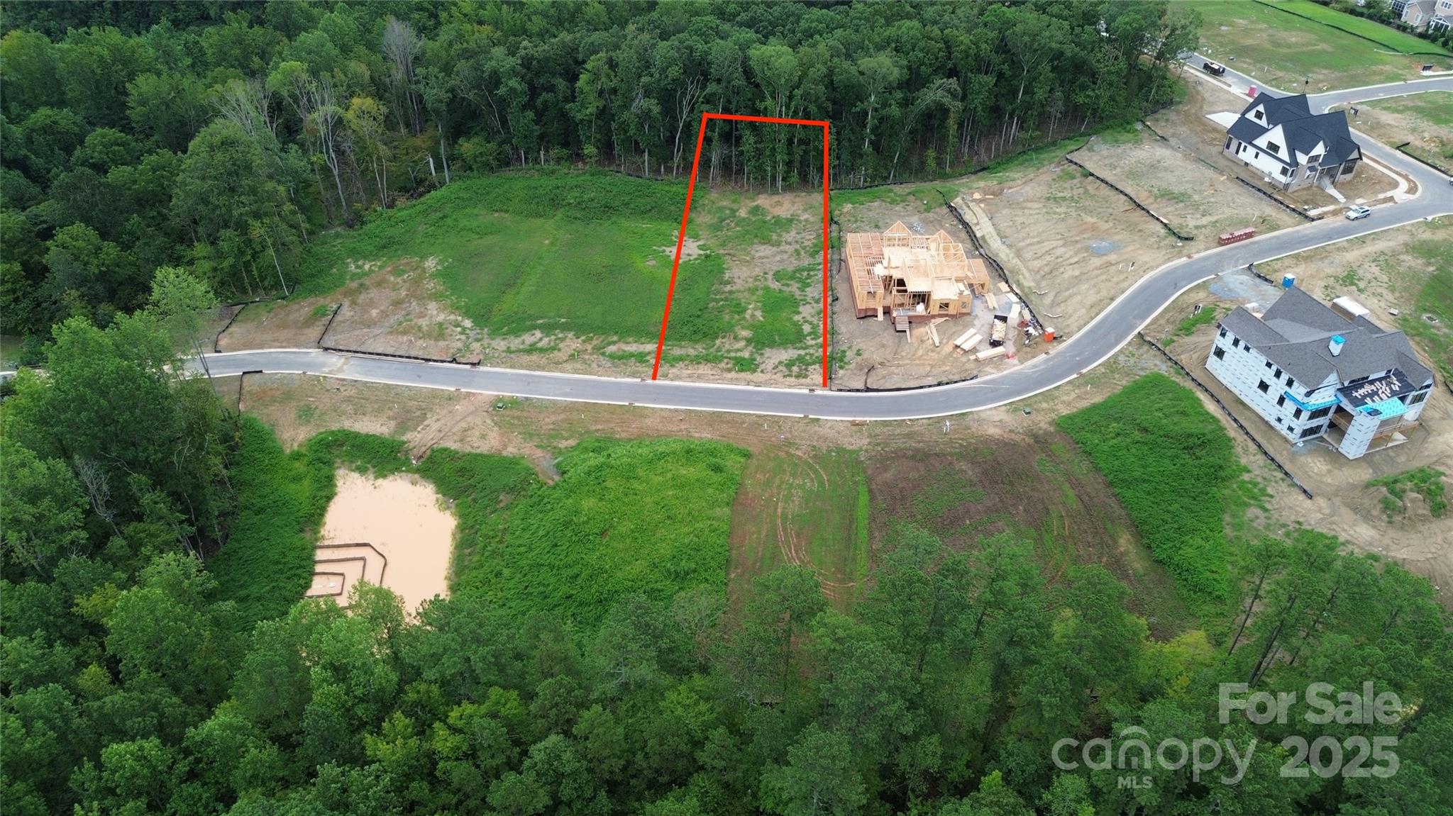 Lot #3 in Davidson Woods. Lines are not to scale and are meant to give a general idea of lot size and shape. Please refer to the plat map by developer. - 1413 Samuel Spencer Parkway, Davidson