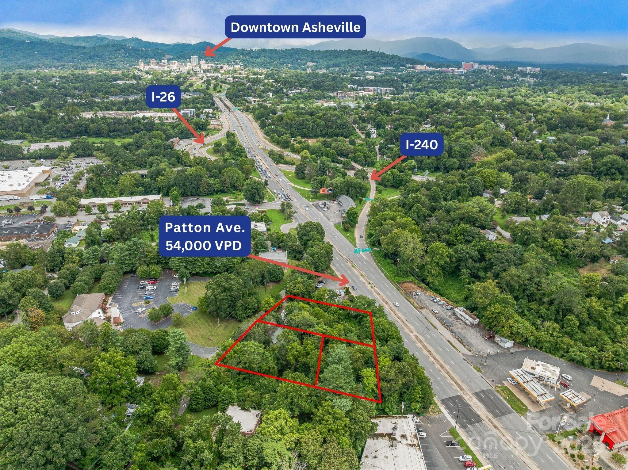 Unimproved Commercial at 220, 226 & 99999 Hazel Mill Road, Asheville, photo 2 of 26