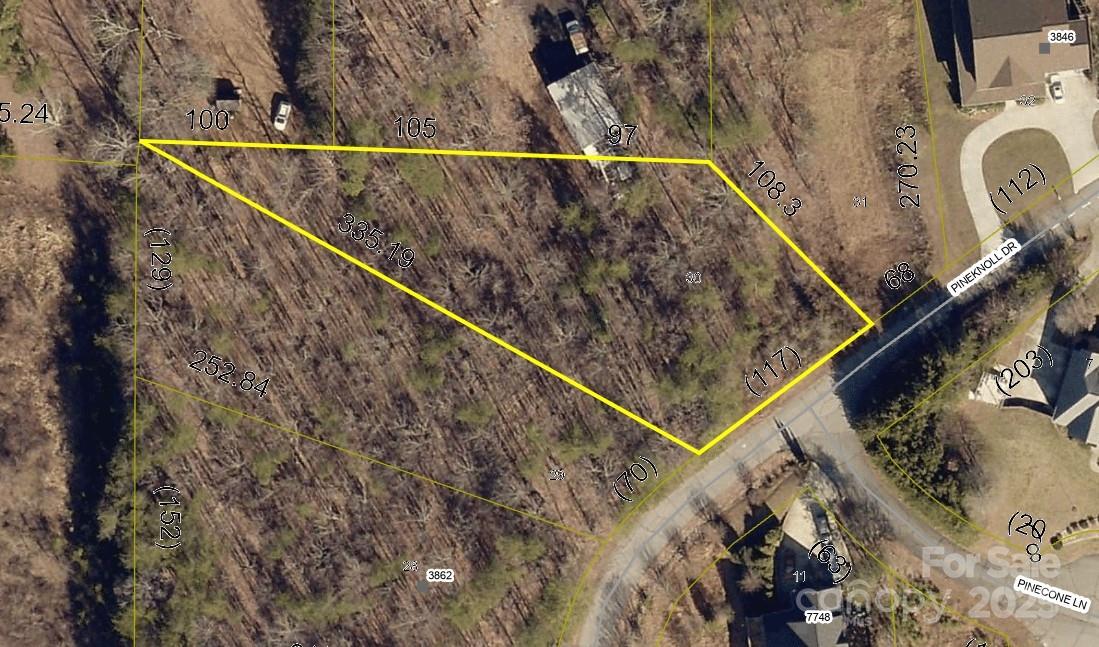 Lot at 00 Pineknoll Drive, Hickory, photo 2 of 5