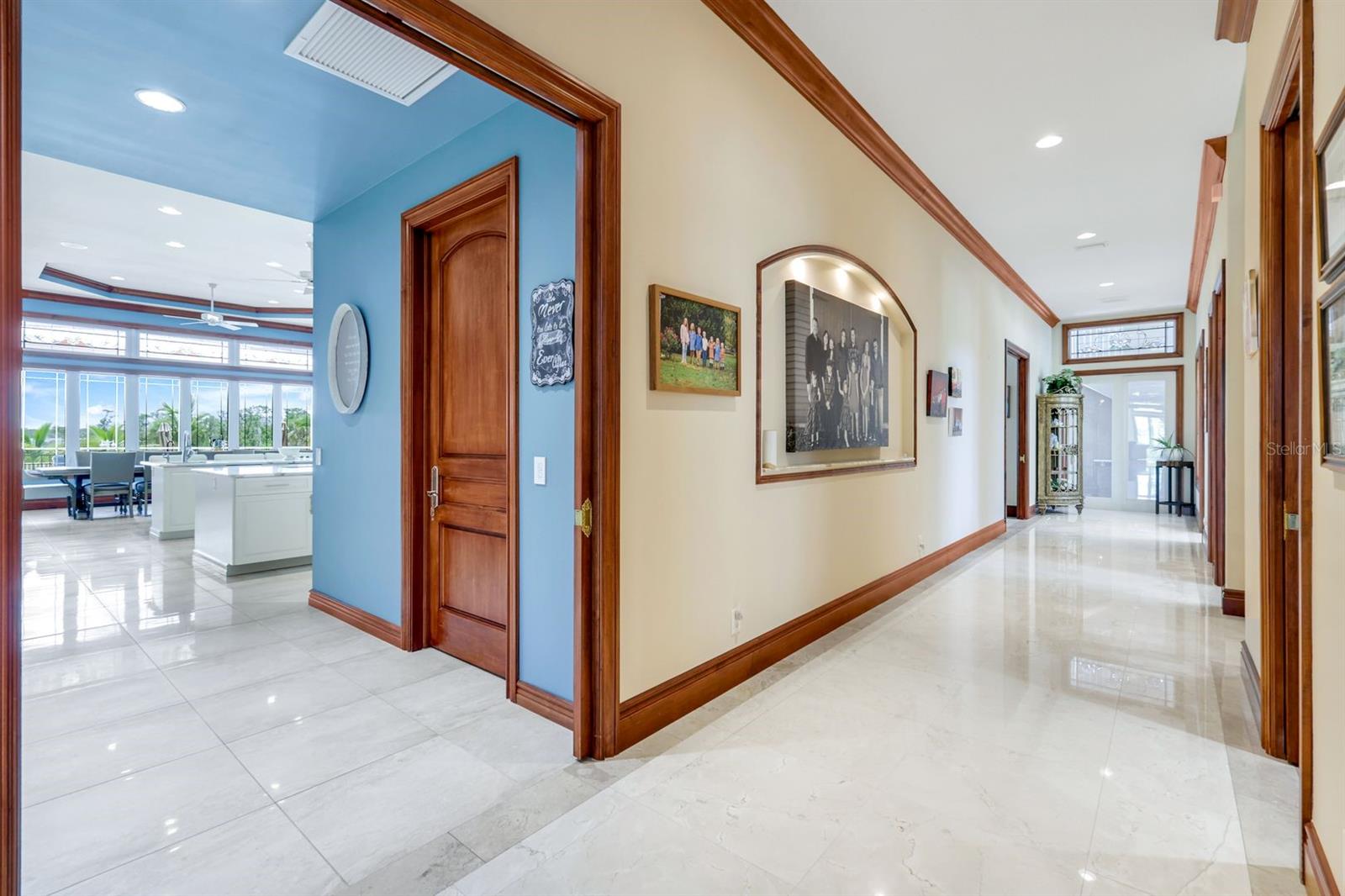 Front hallway to kitchen - 7159 MANASOTA KEY RD, ENGLEWOOD