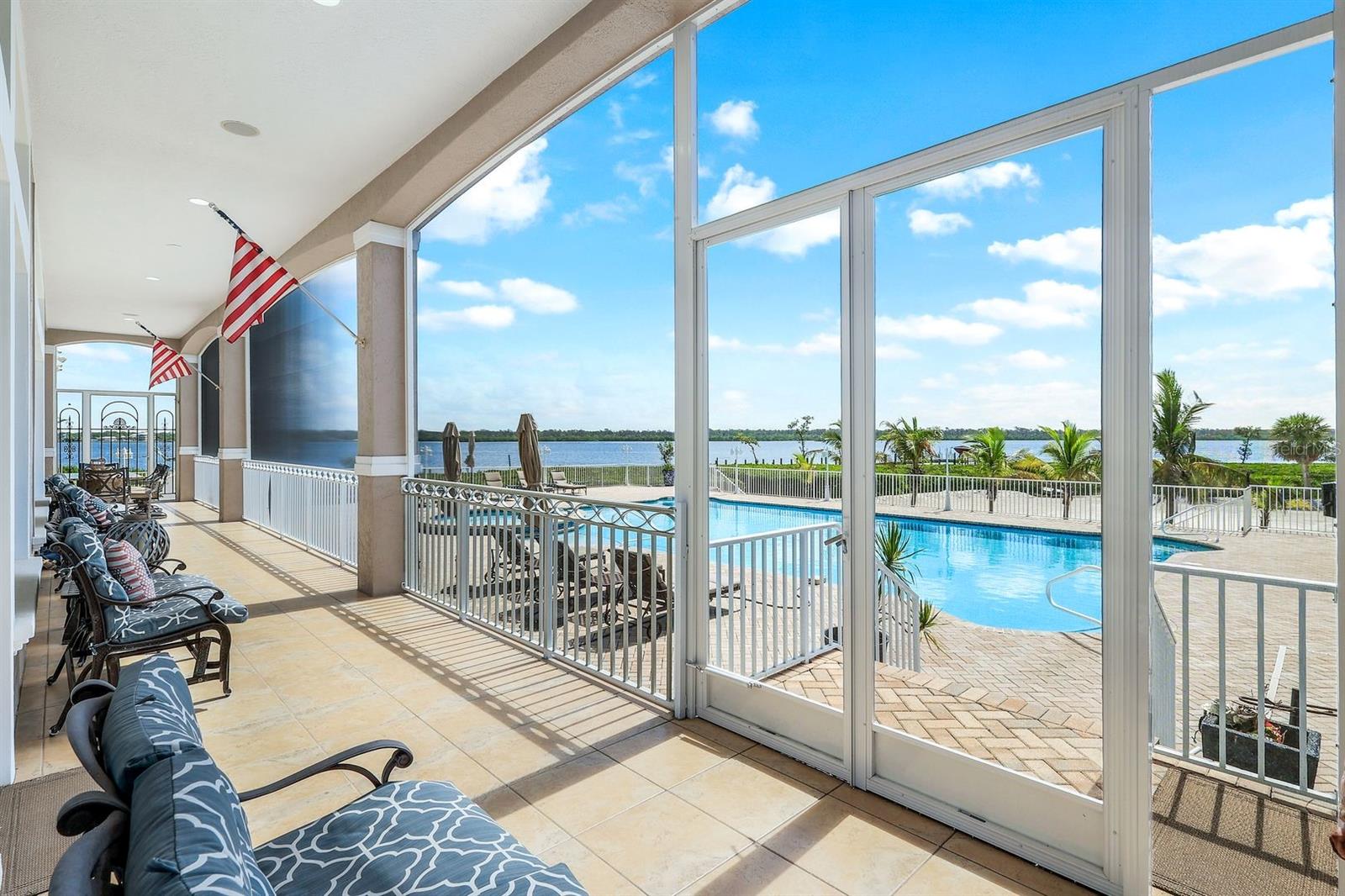 outdoor living space with amazing views - 7159 MANASOTA KEY RD, ENGLEWOOD