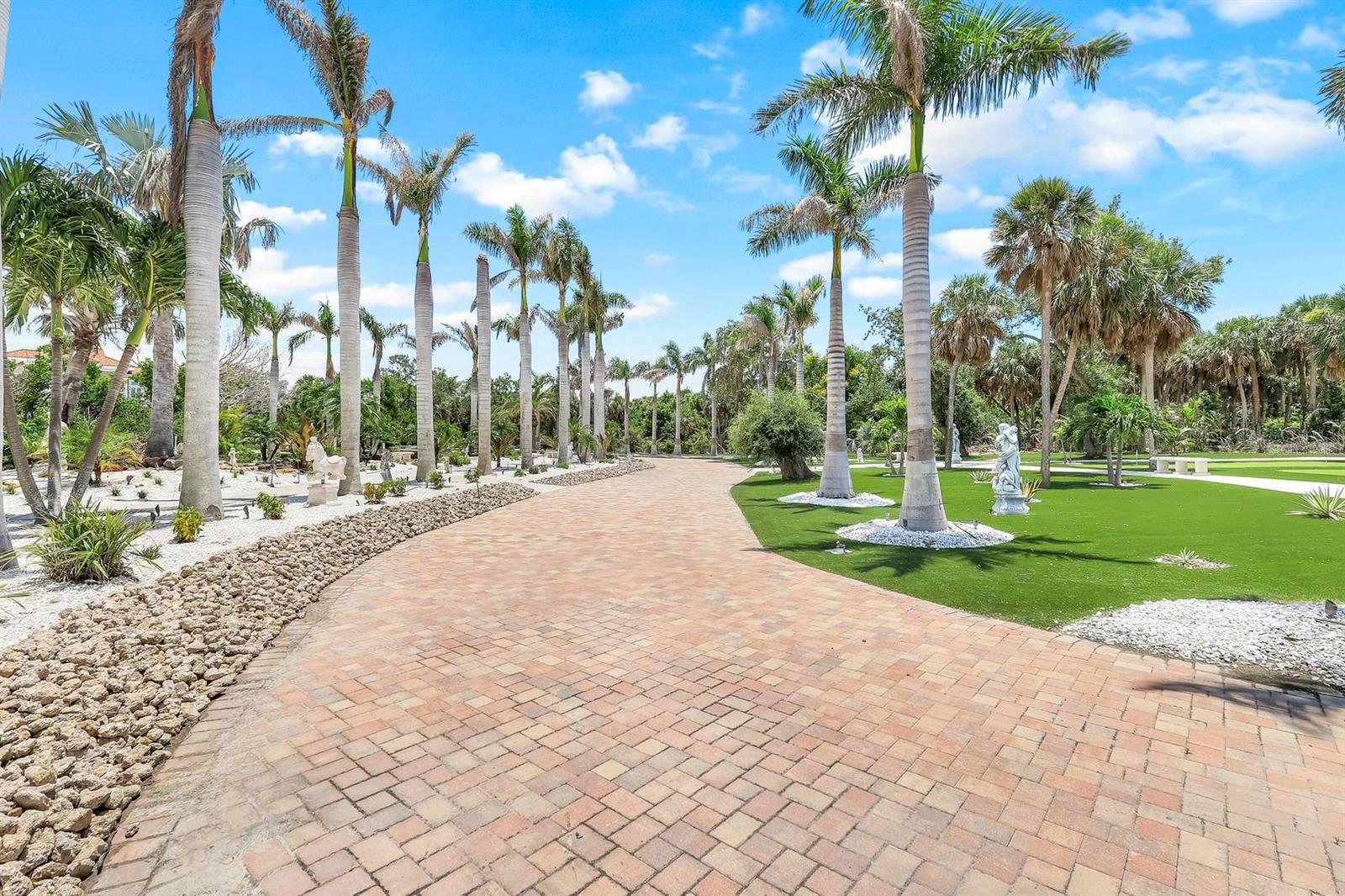 Driveway entrance - 7159 MANASOTA KEY RD, ENGLEWOOD
