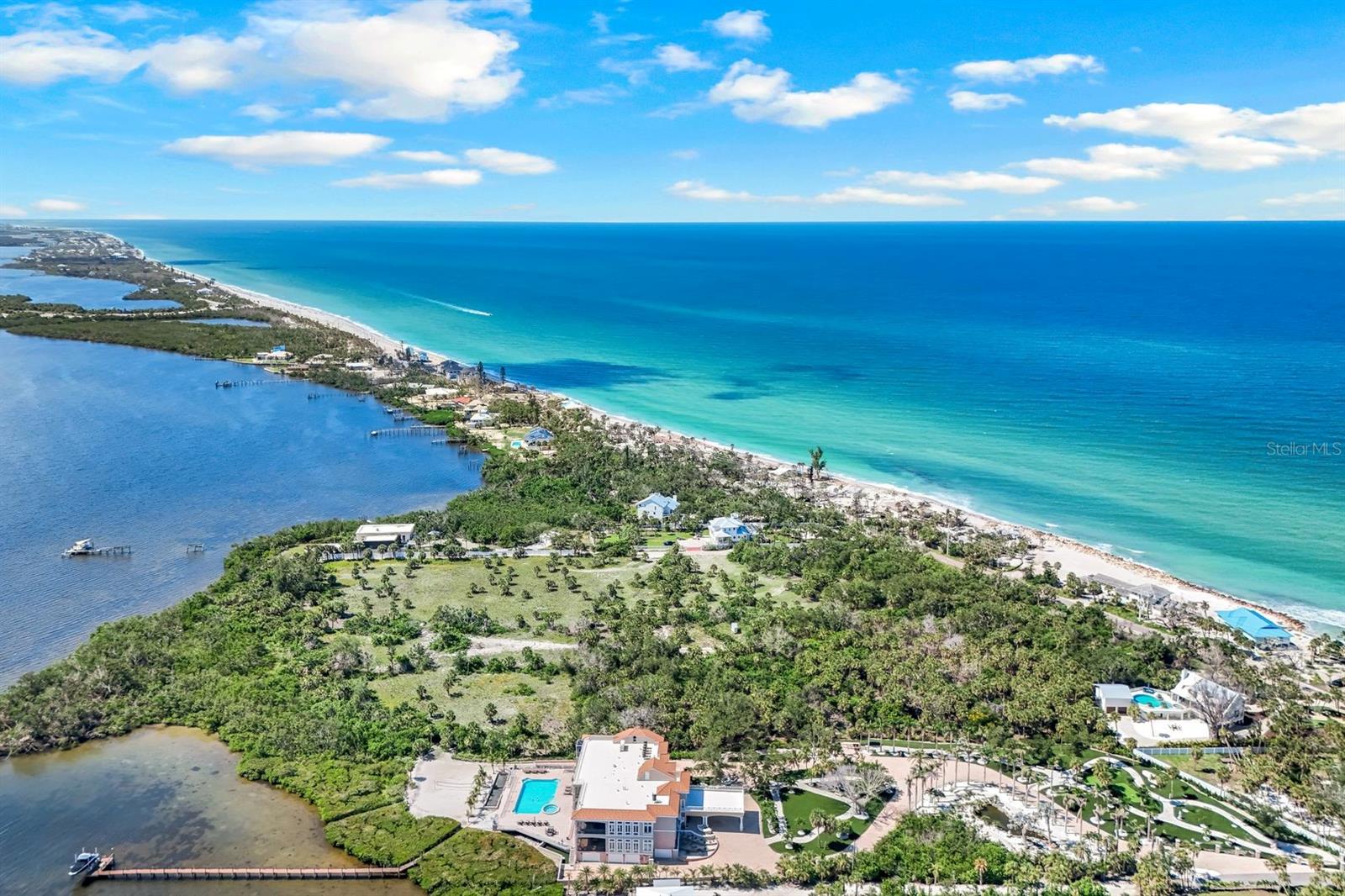 aerial view 2 - 7159 MANASOTA KEY RD, ENGLEWOOD