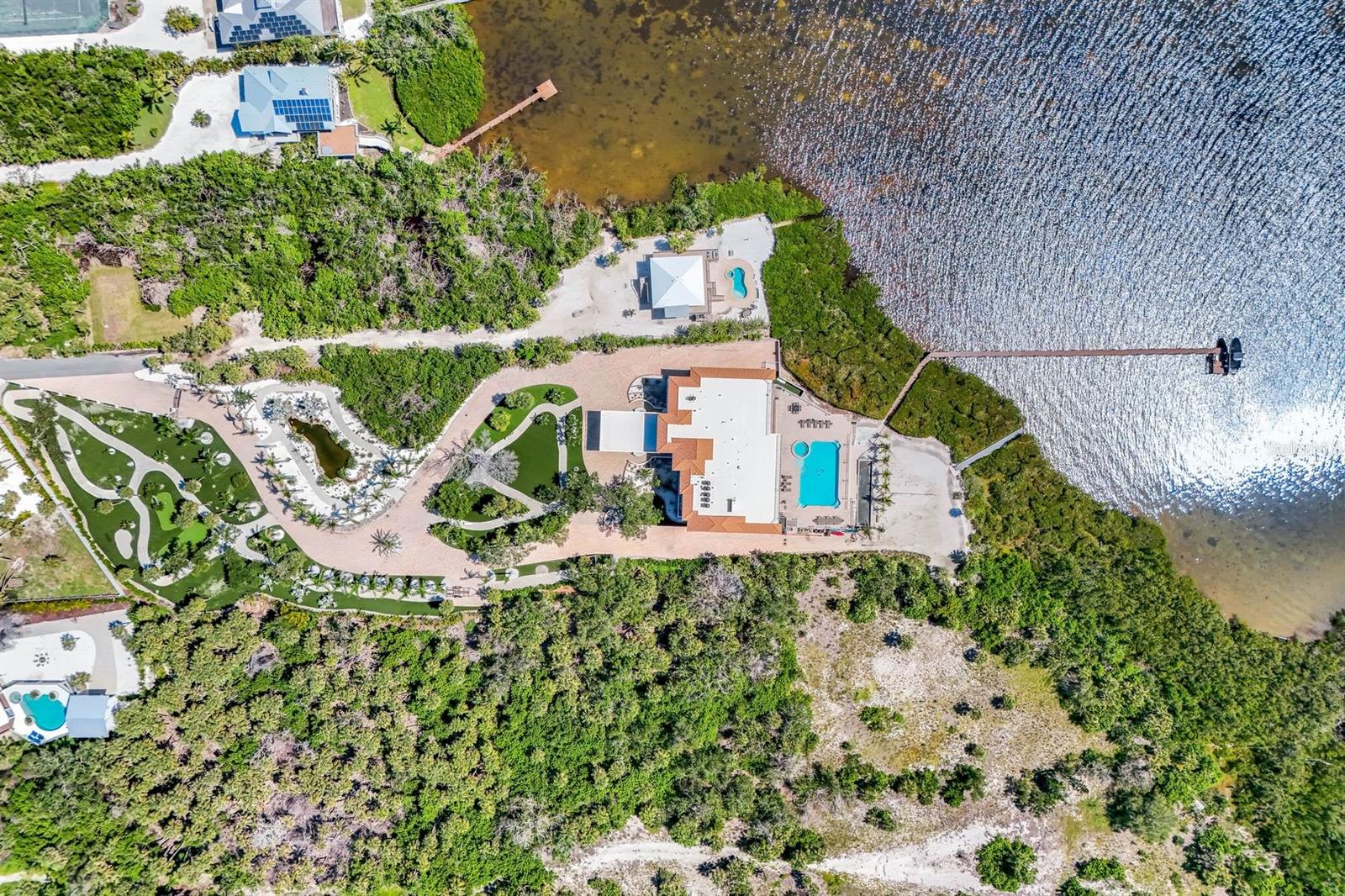 aerial view 5 - 7159 MANASOTA KEY RD, ENGLEWOOD