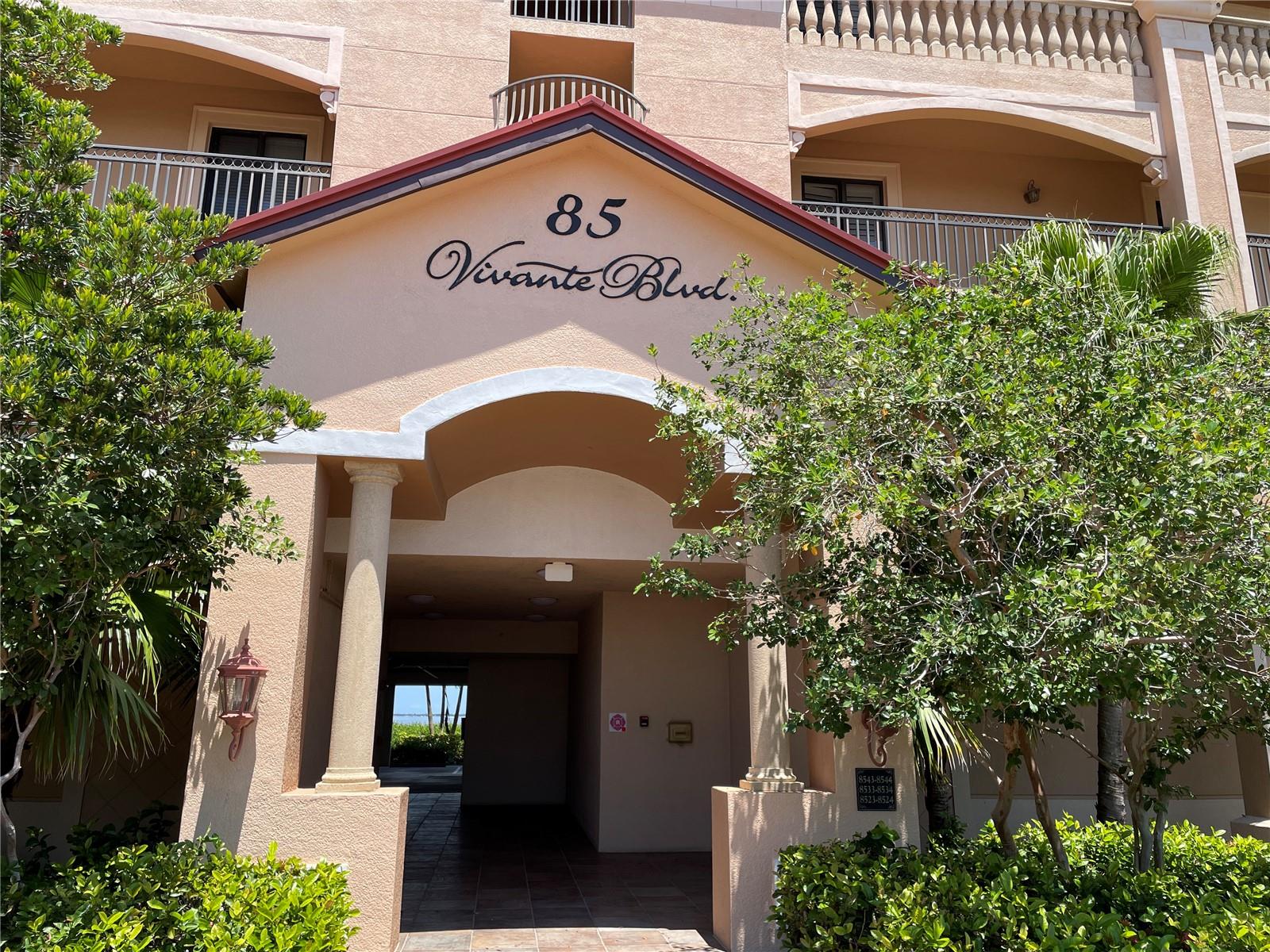 There are 3 entrances to each building - 85 VIVANTE BLVD #8534, PUNTA GORDA