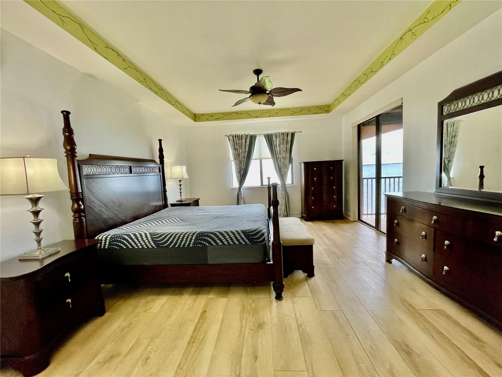 Master Bedroom has view of the harbor - 85 VIVANTE BLVD #8534, PUNTA GORDA
