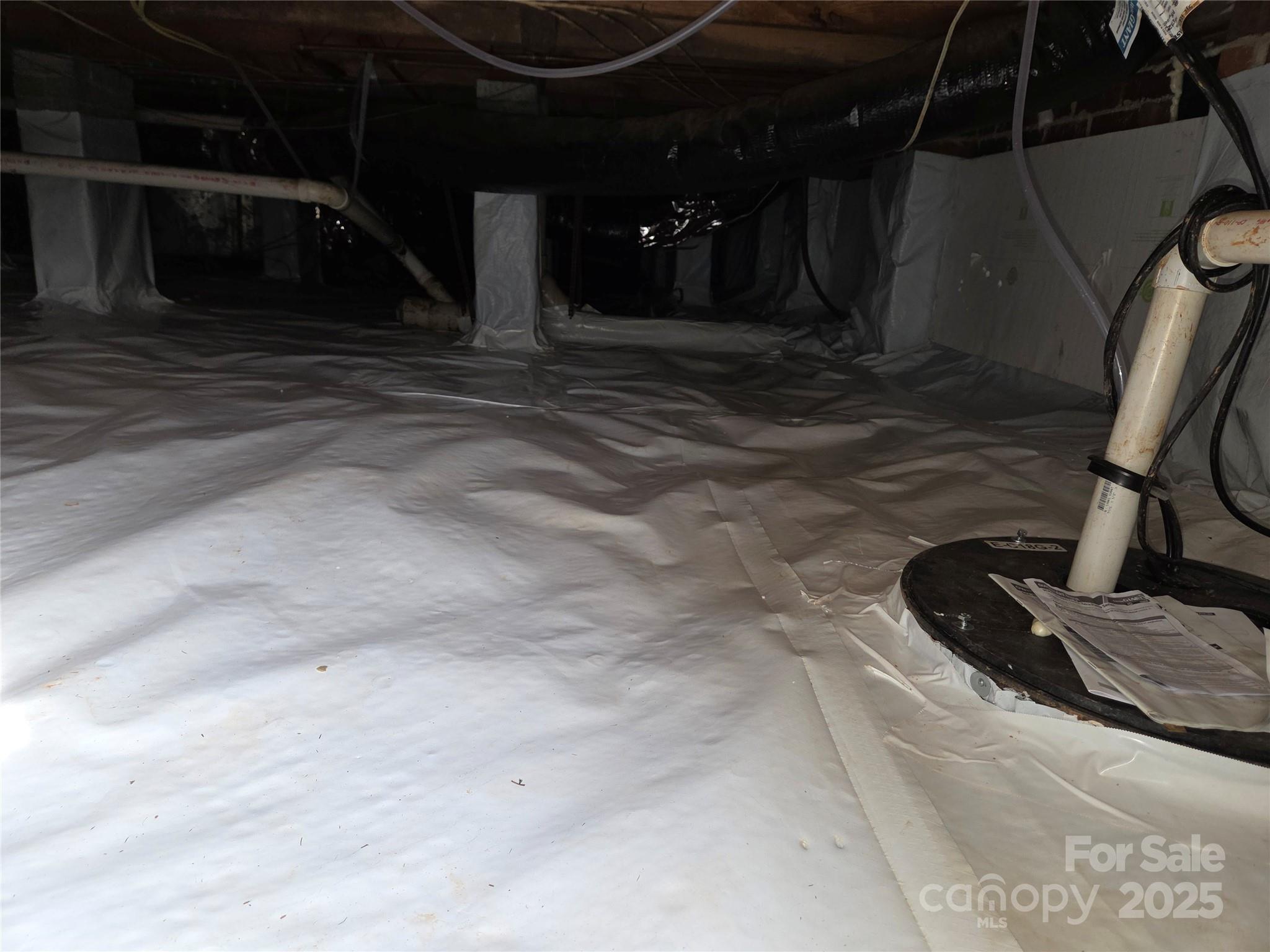 Newly Encapsulated Crawl Space - 5511 Monroe Road, Charlotte