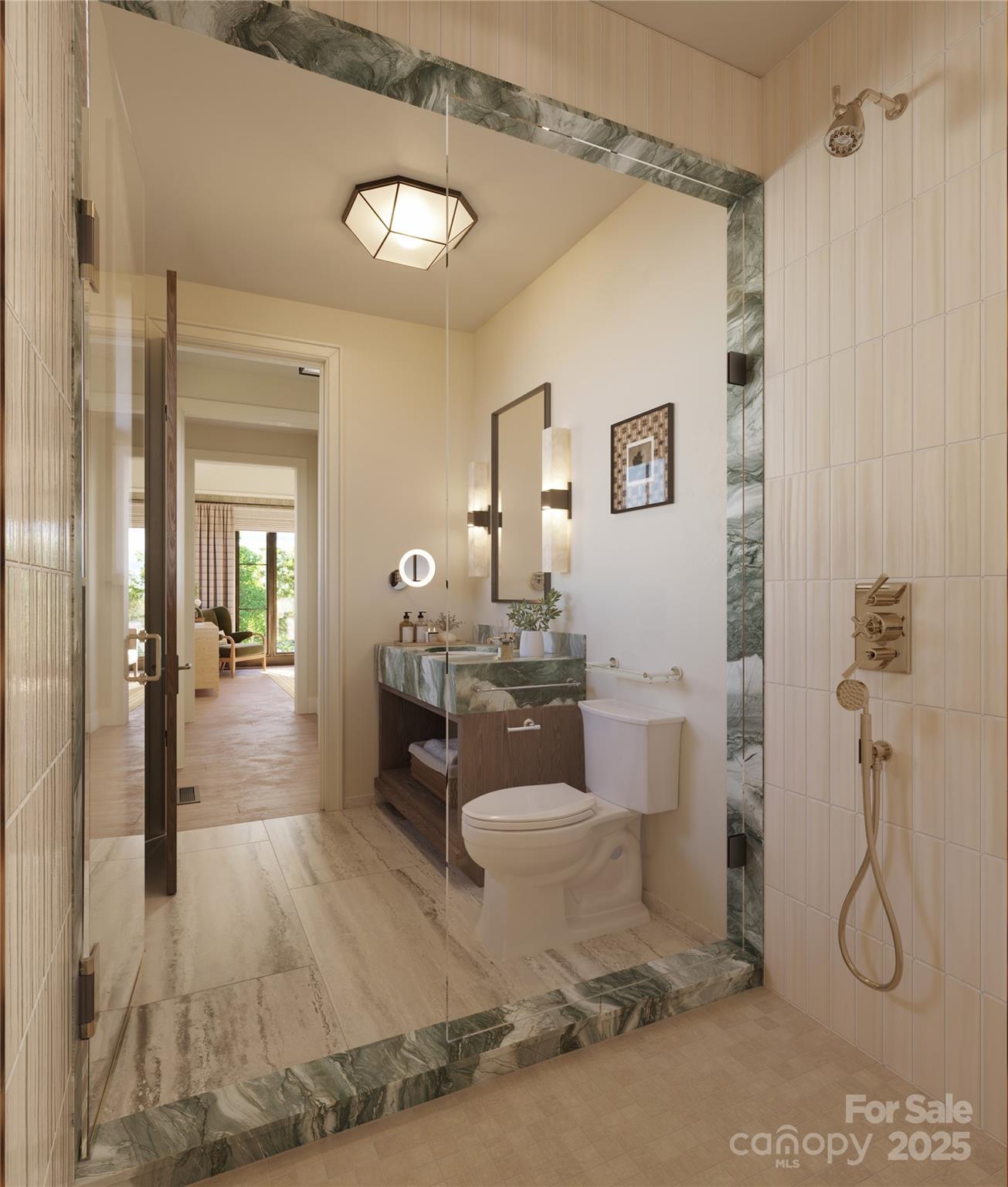 Representation of secondary bathroom - Auberge Residence 16 Roaring Creek Spur Street, Meadows of Dan