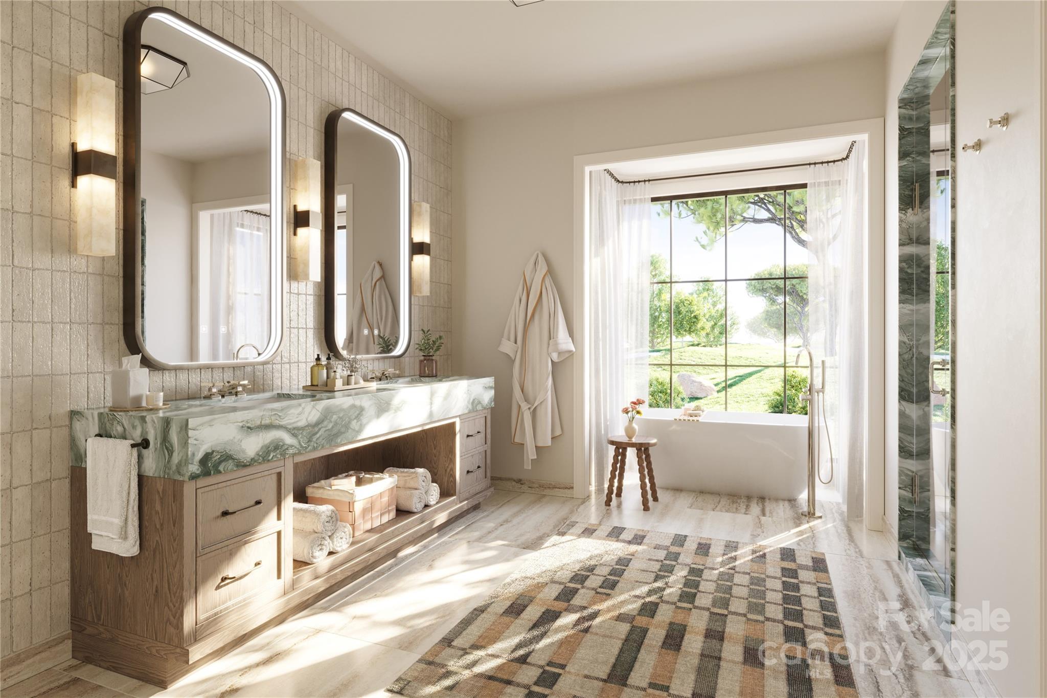 Representation of primary bathroom - Auberge Residence 18 Roaring Creek Spur Street, Meadows of Dan