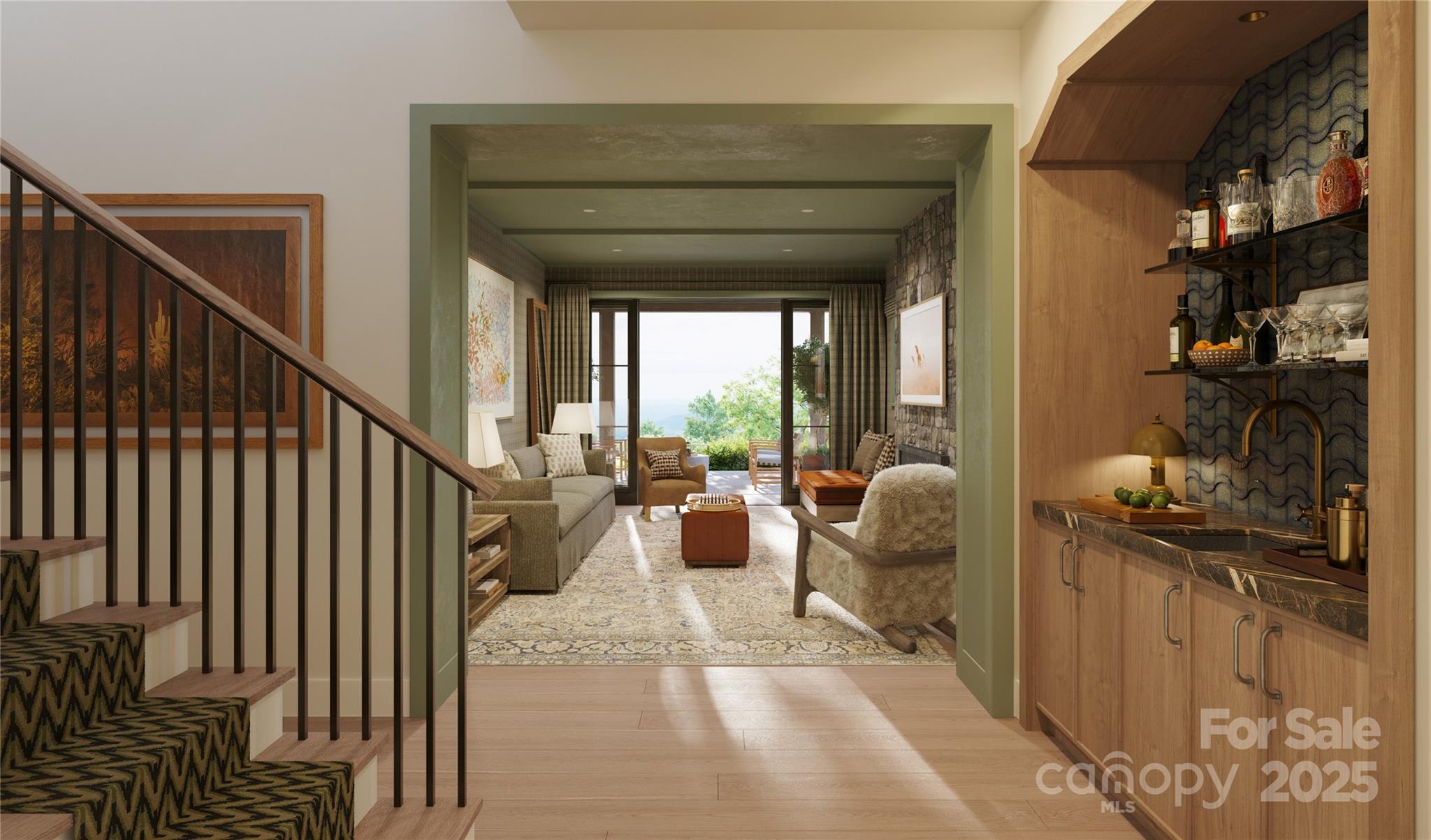 Representation of family room - Auberge Residence 18 Roaring Creek Spur Street, Meadows of Dan
