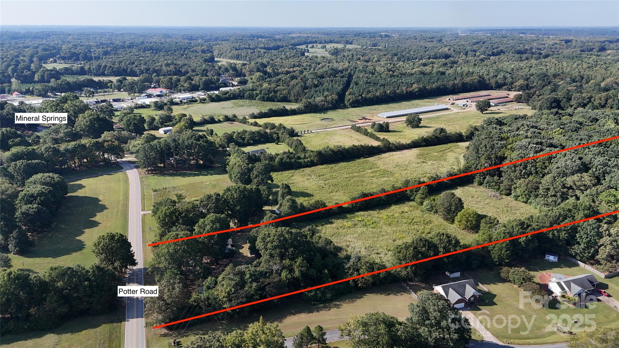 Acreage at 3004 Potter Road S, Waxhaw, photo 2 of 15